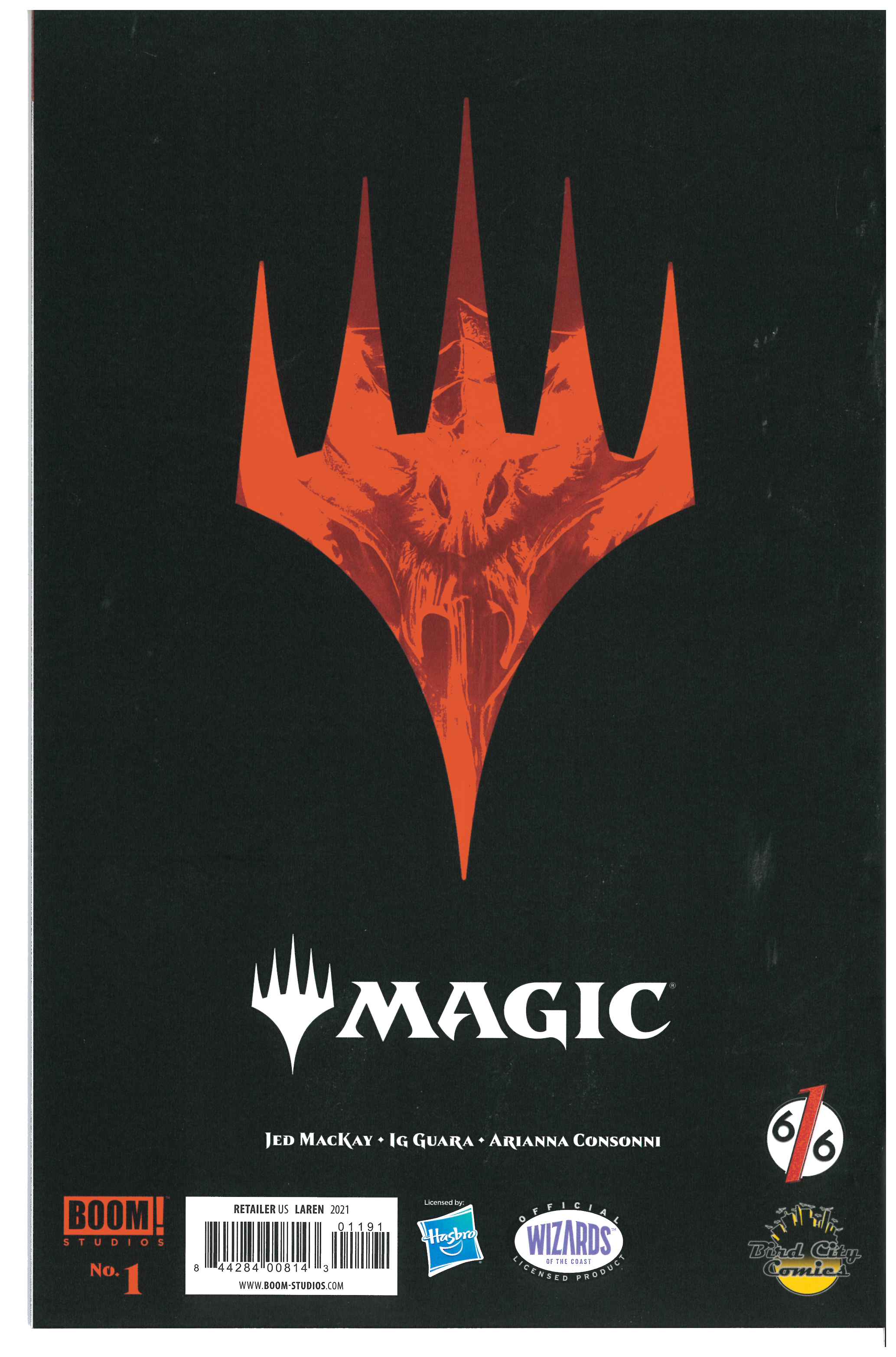 Magic #1 backside