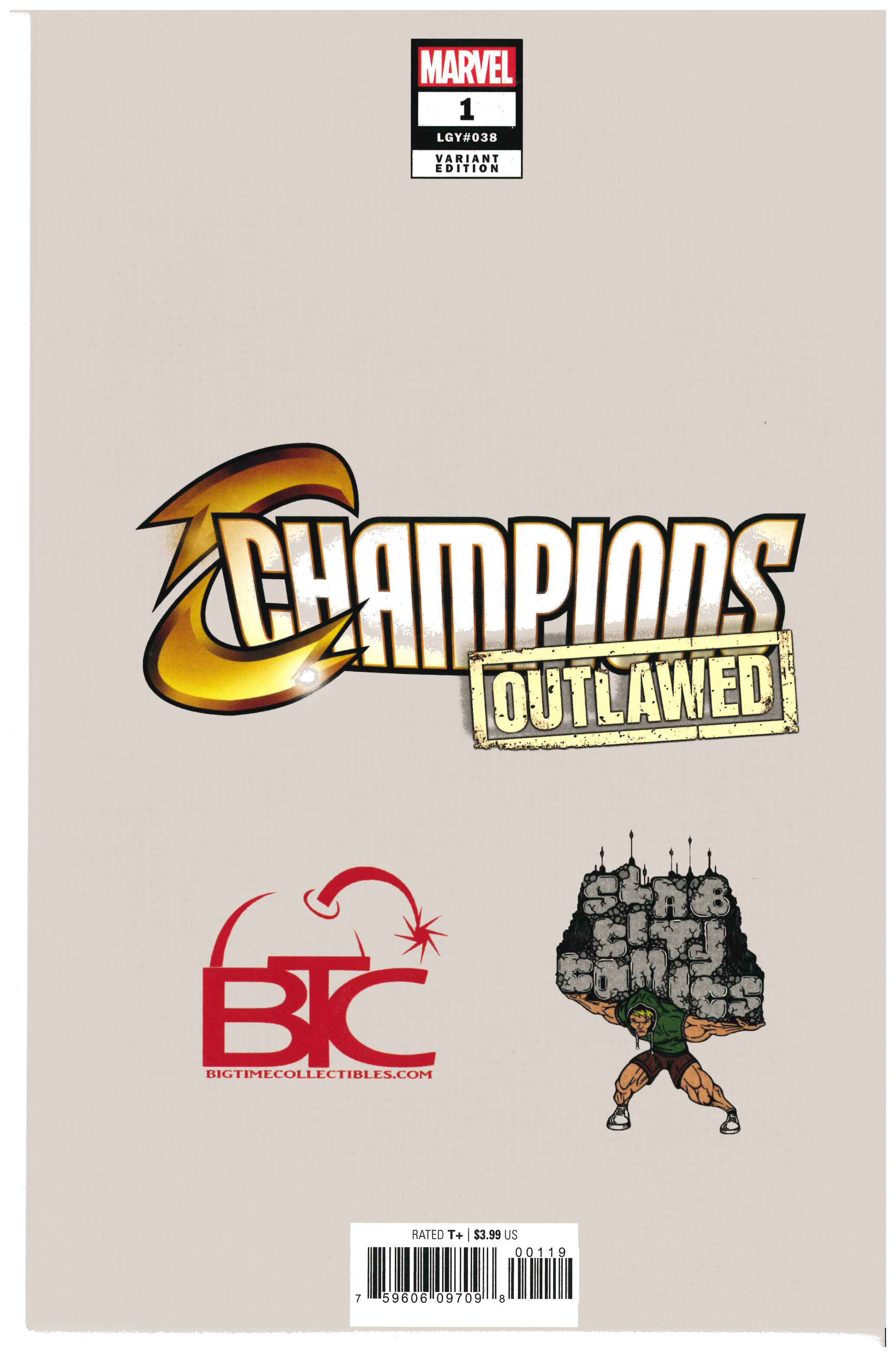 Champions #1 backside