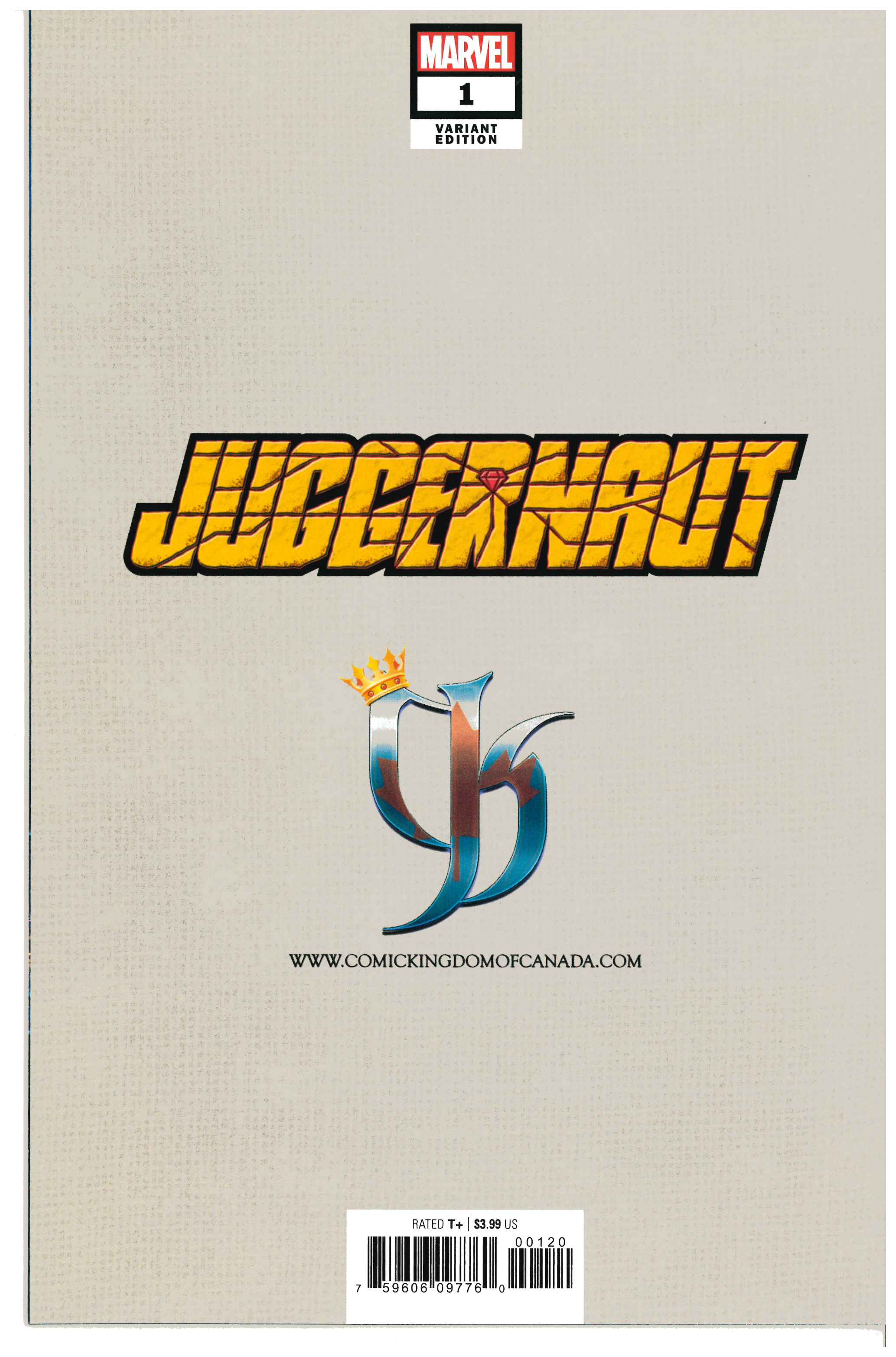 Juggernaut #1 backside