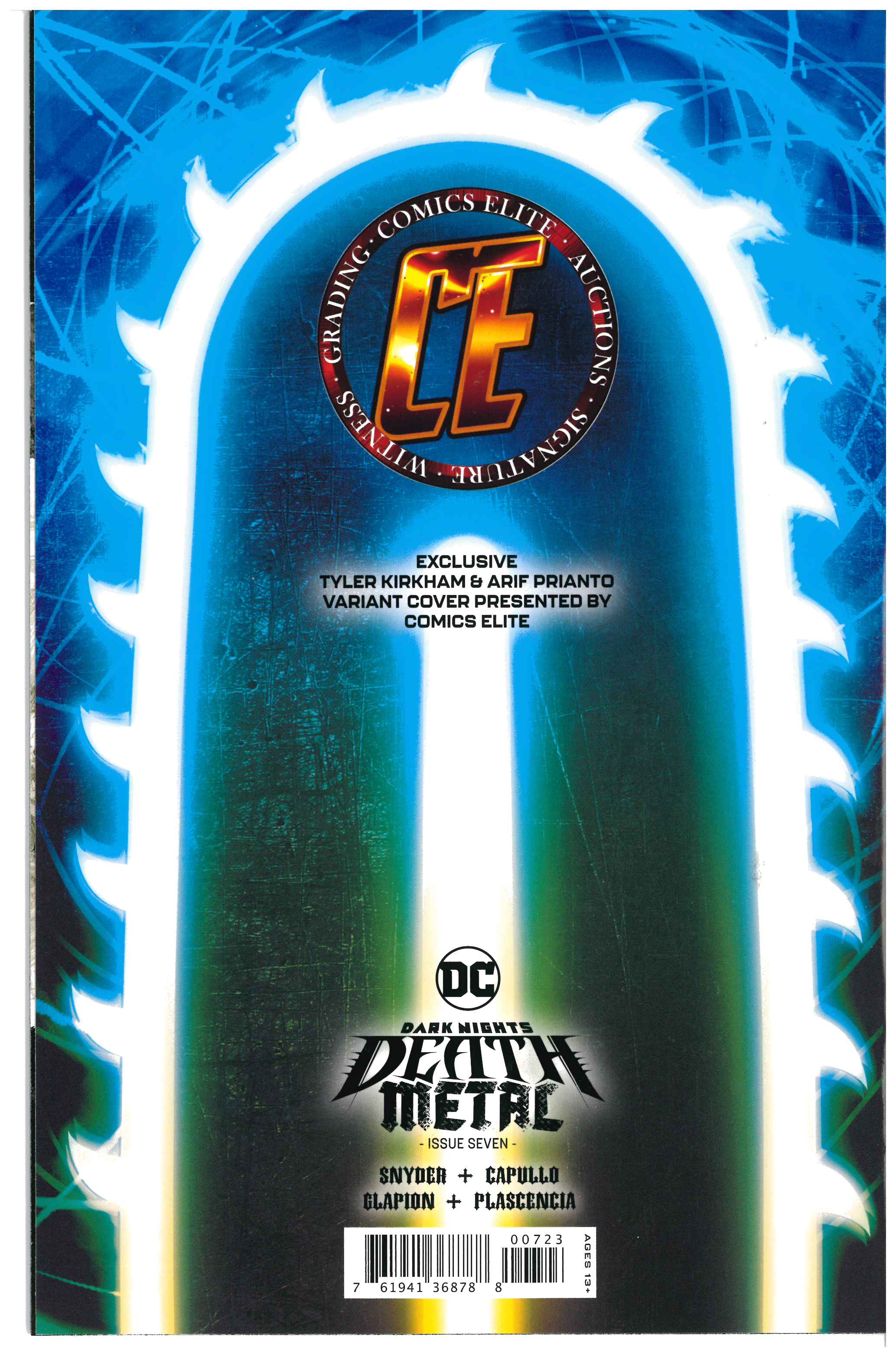 Dark Nights: Death Metal #7 backside