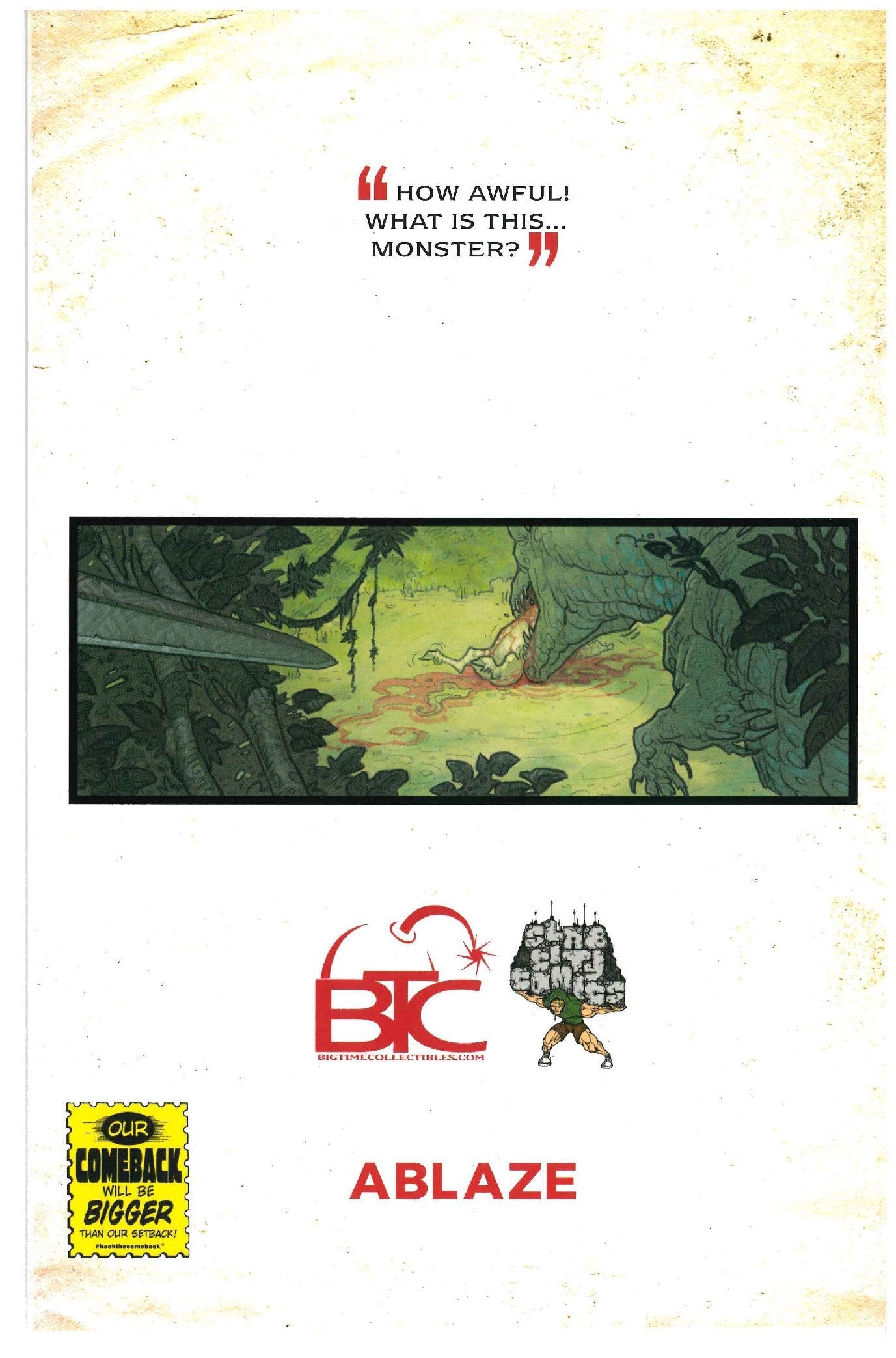 The Cimmerian: Red Nails #1 backside