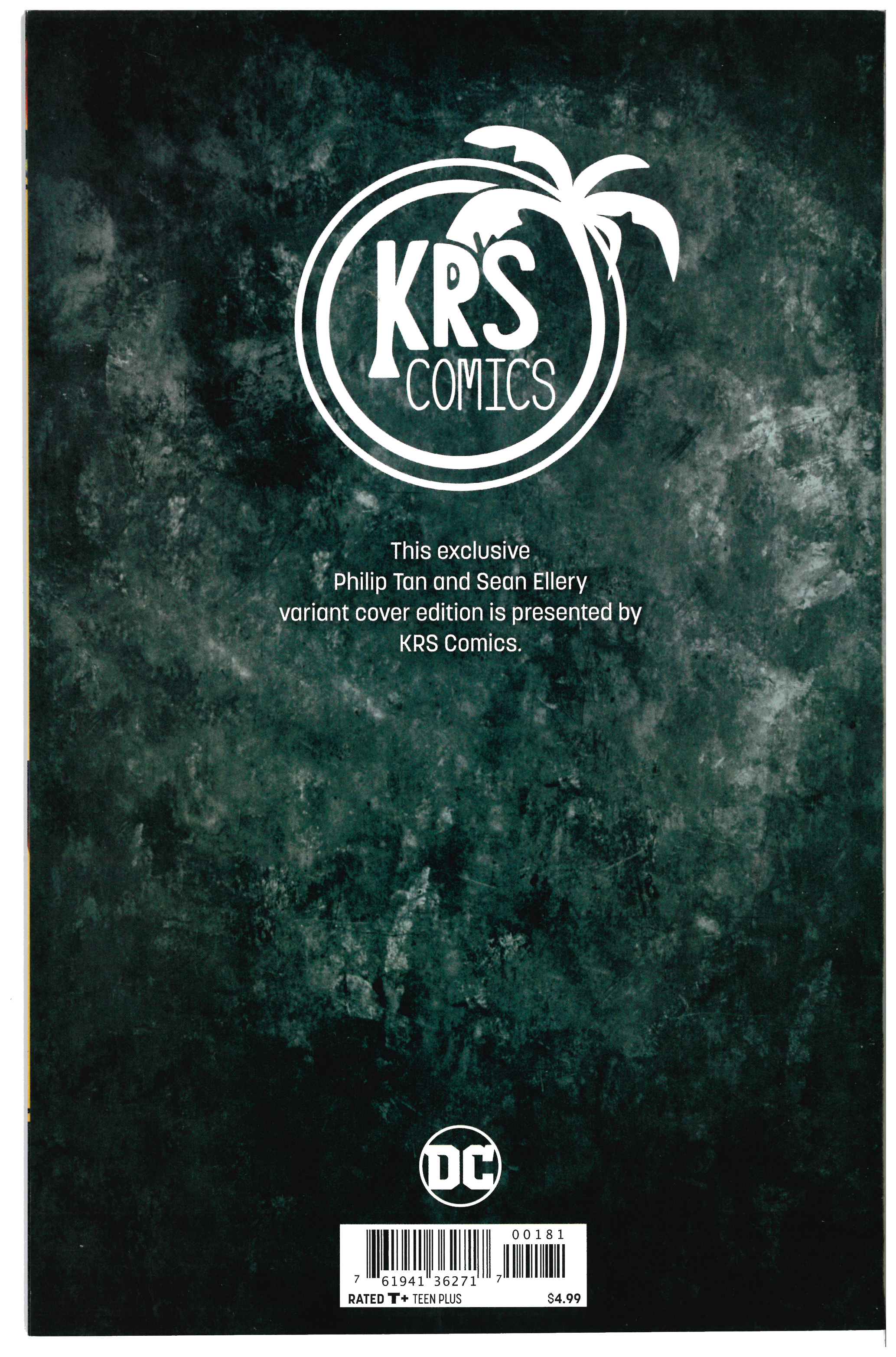 The Batman Who Laughs: The Grim Knight #1 backside