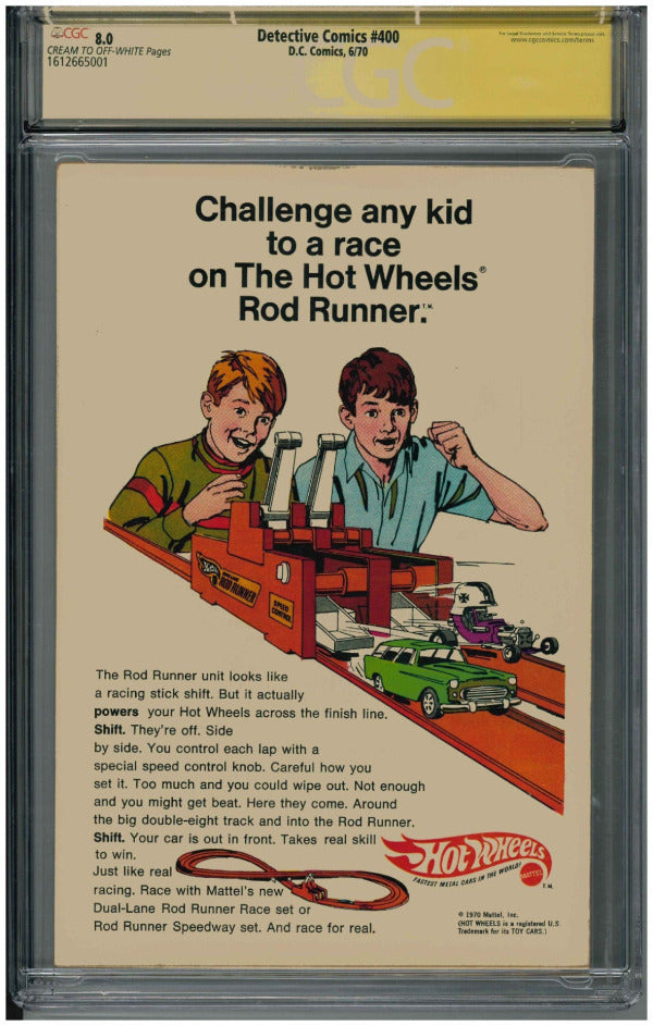 Batman #400 backside