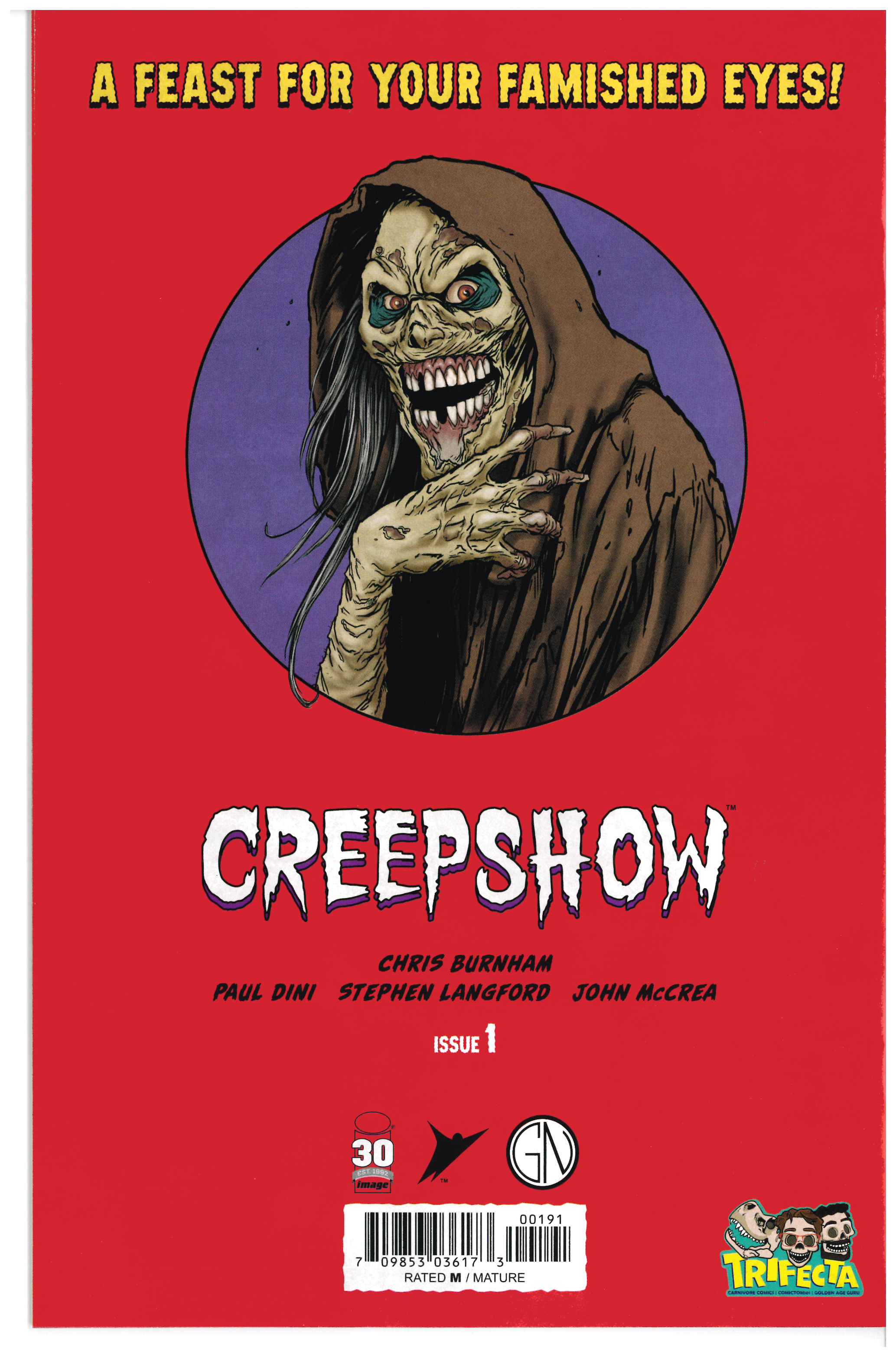 Creepshow #1 backside