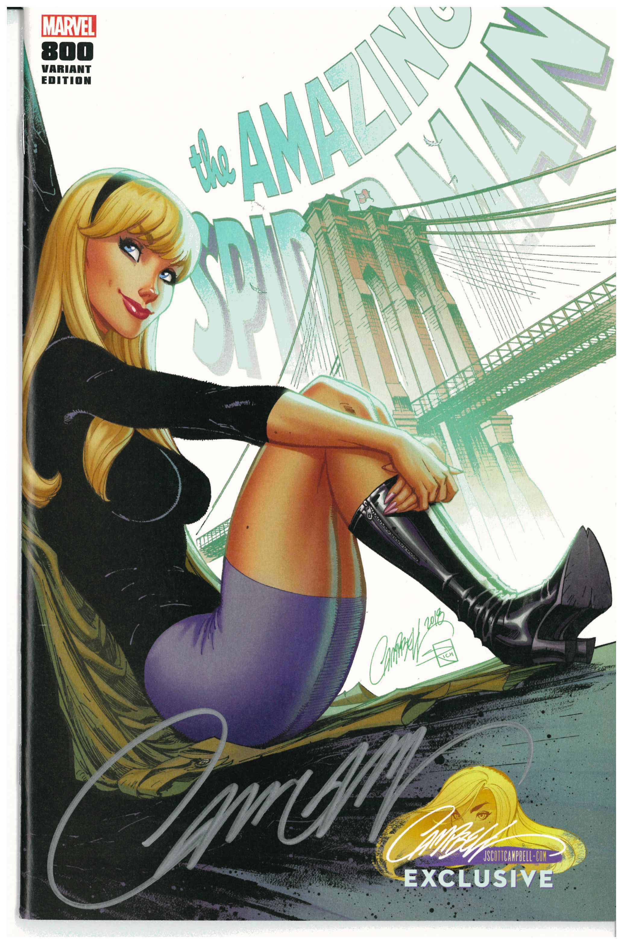 Amazing Spider-Man #800 | Signed by J. Scott Campbell