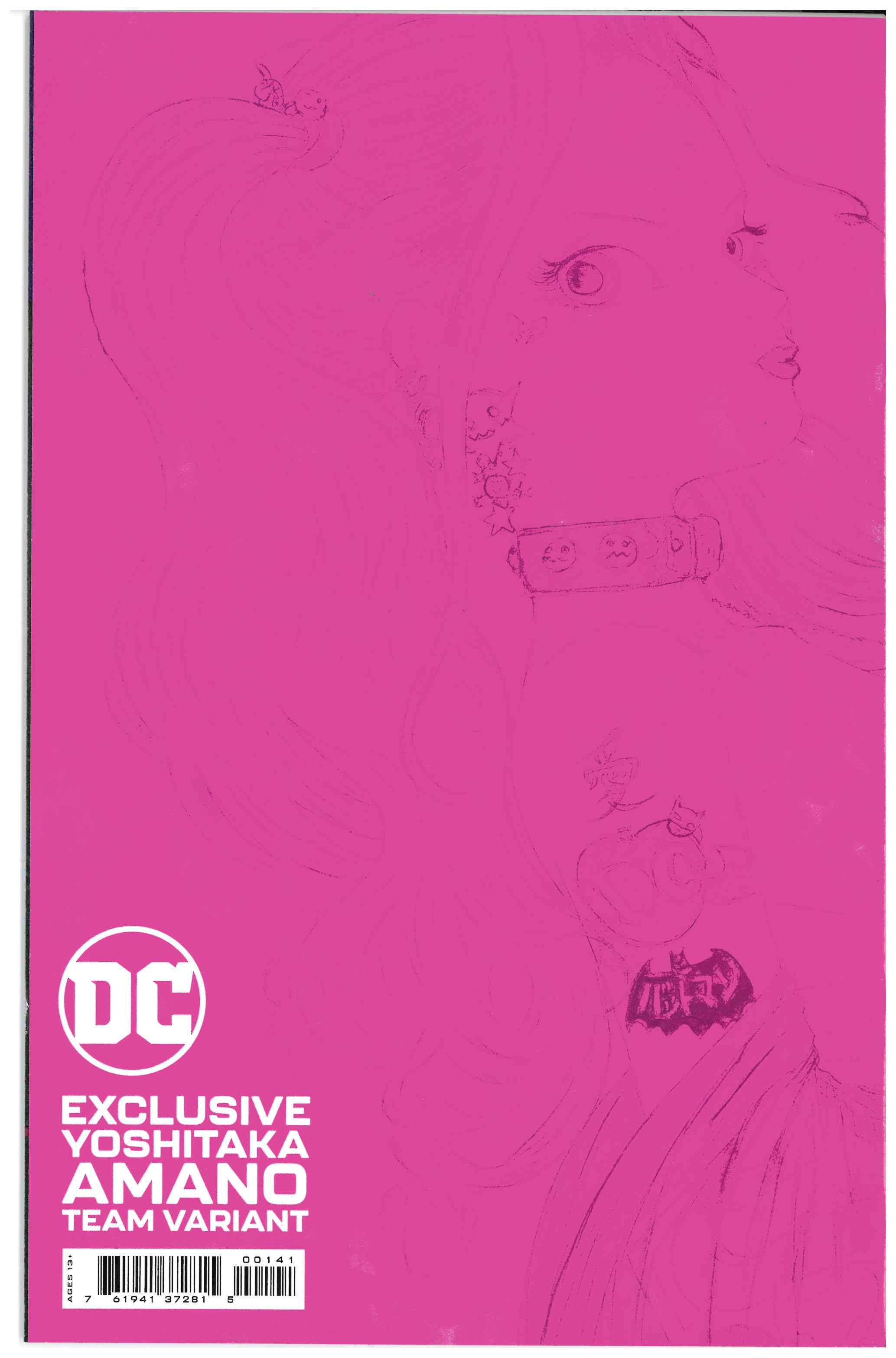 Harley Quinn #1 backside