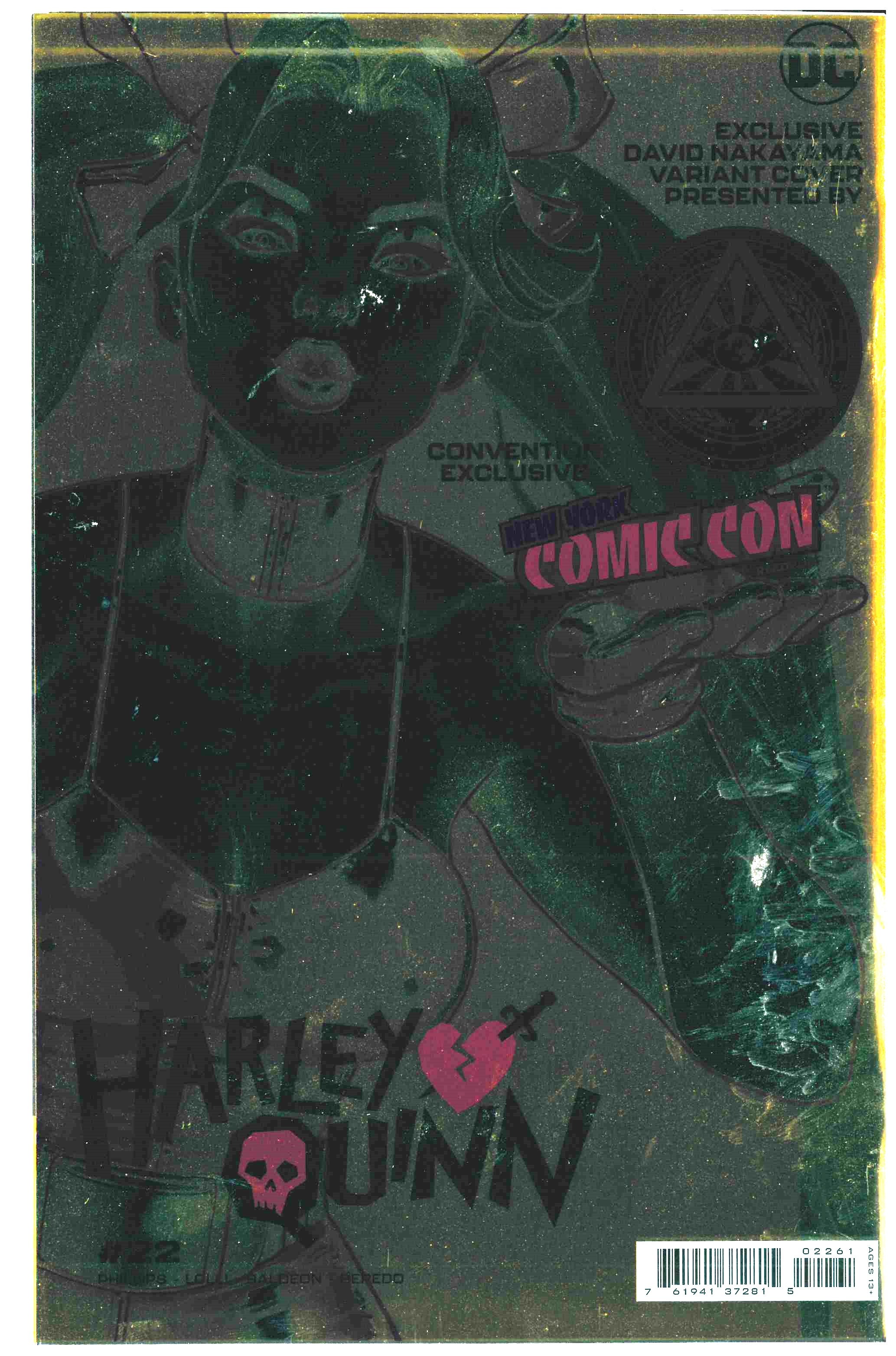 Harley Quinn #22 backside