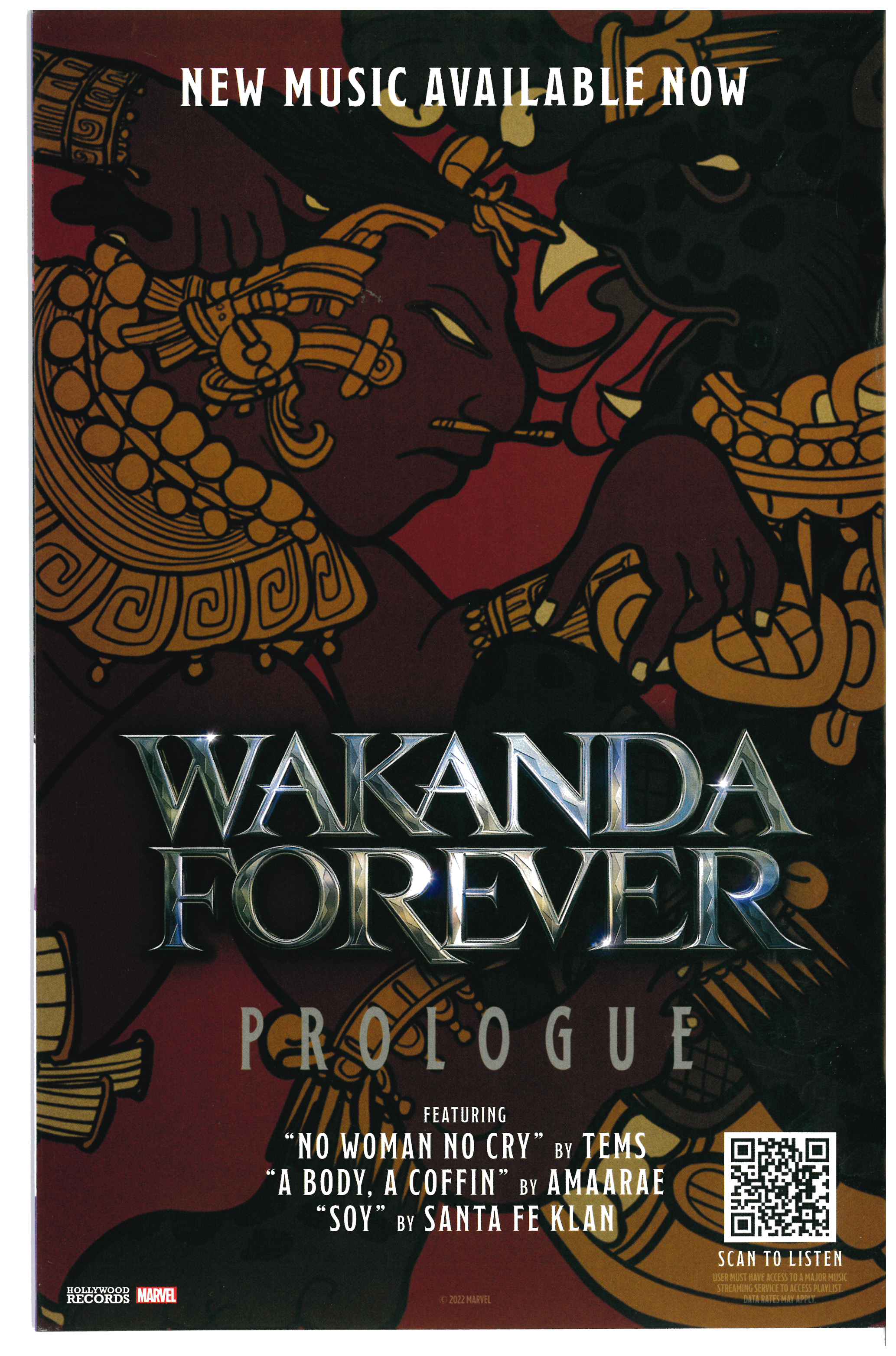 Black Panther #1 backside