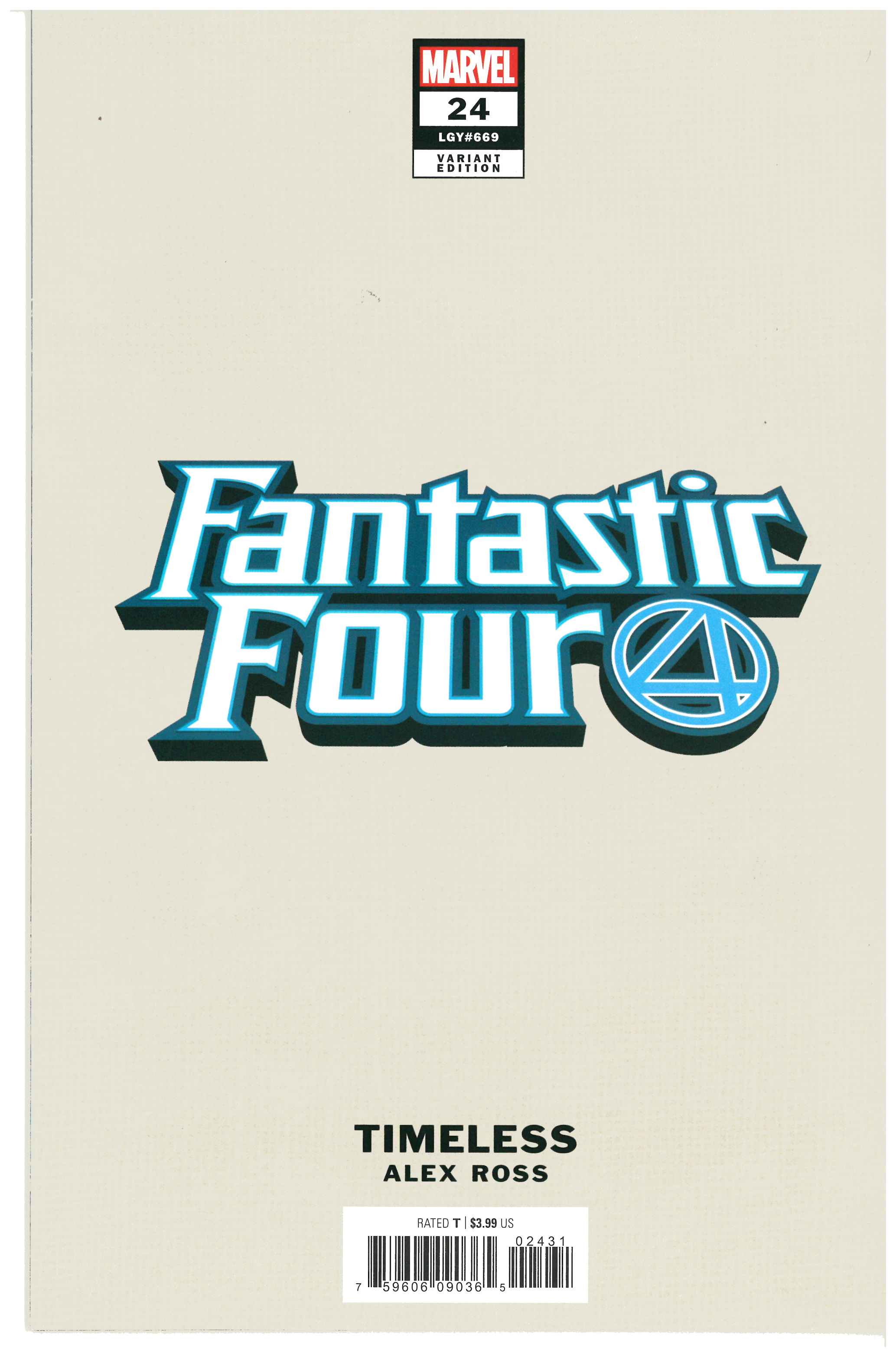 Fantastic Four #24 backside