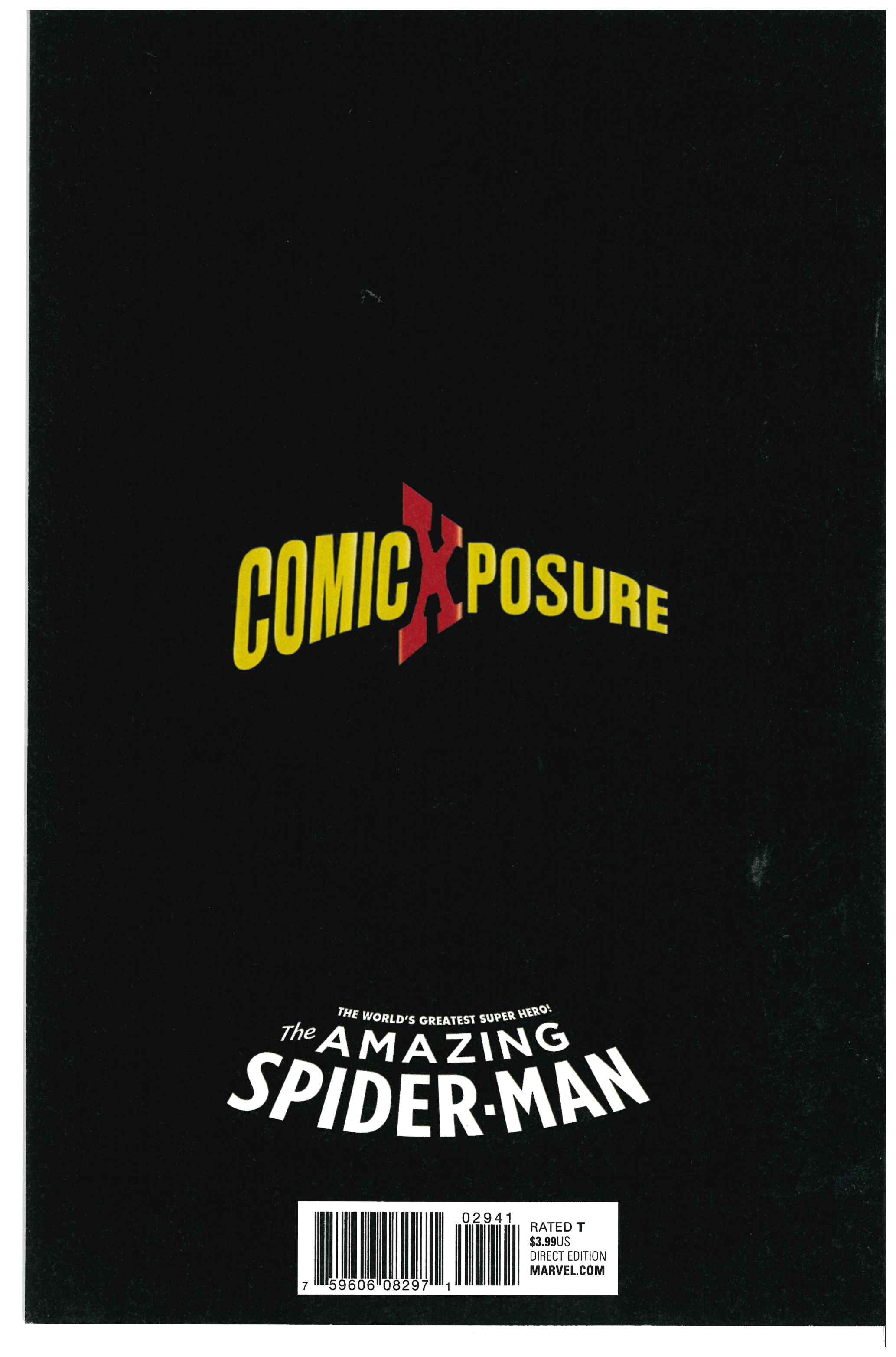 Amazing Spider-Man #29 backside