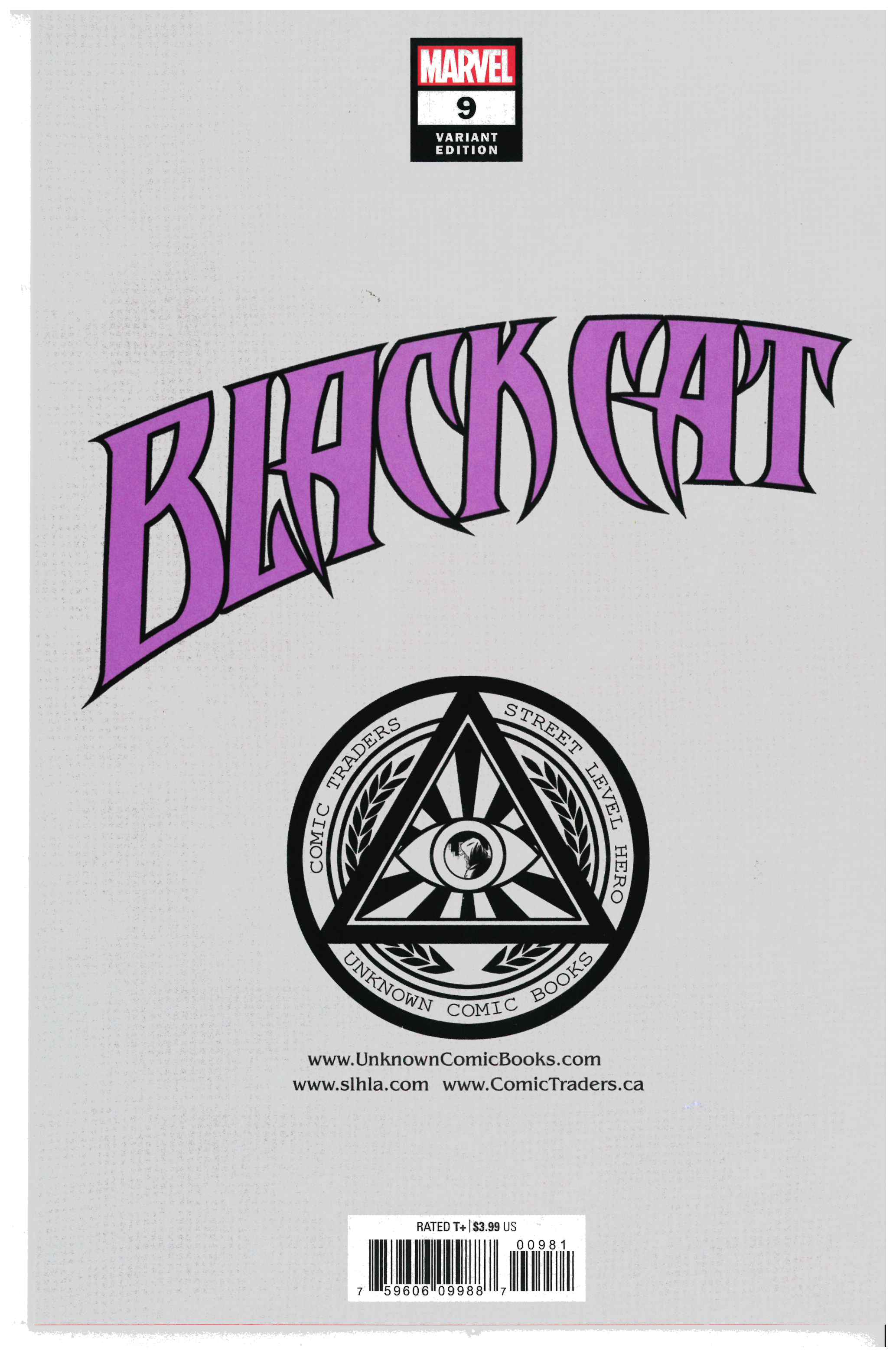 Black Cat #9 backside