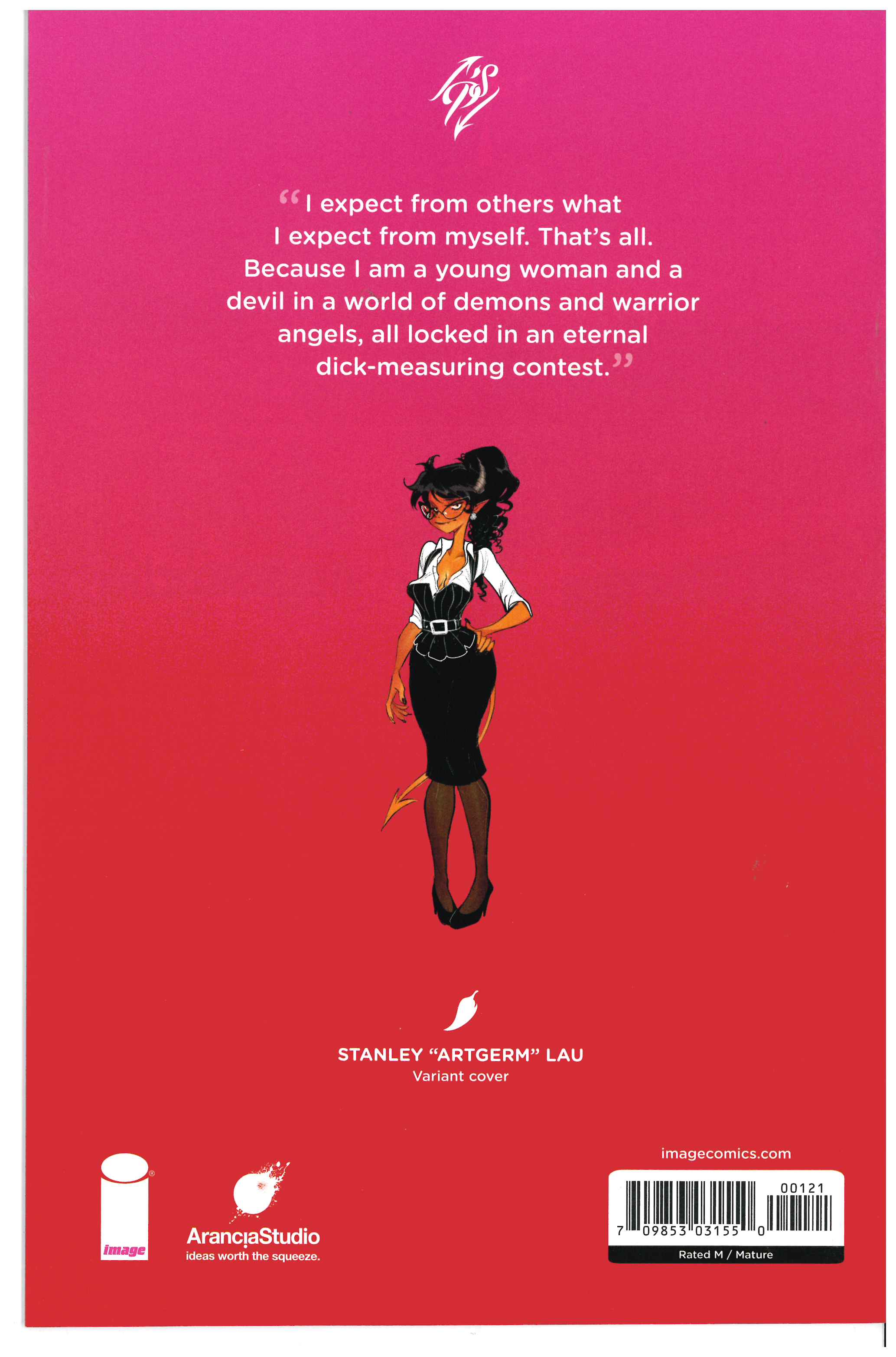 Mirka Andolfo's Sweet Paprika #1 backside