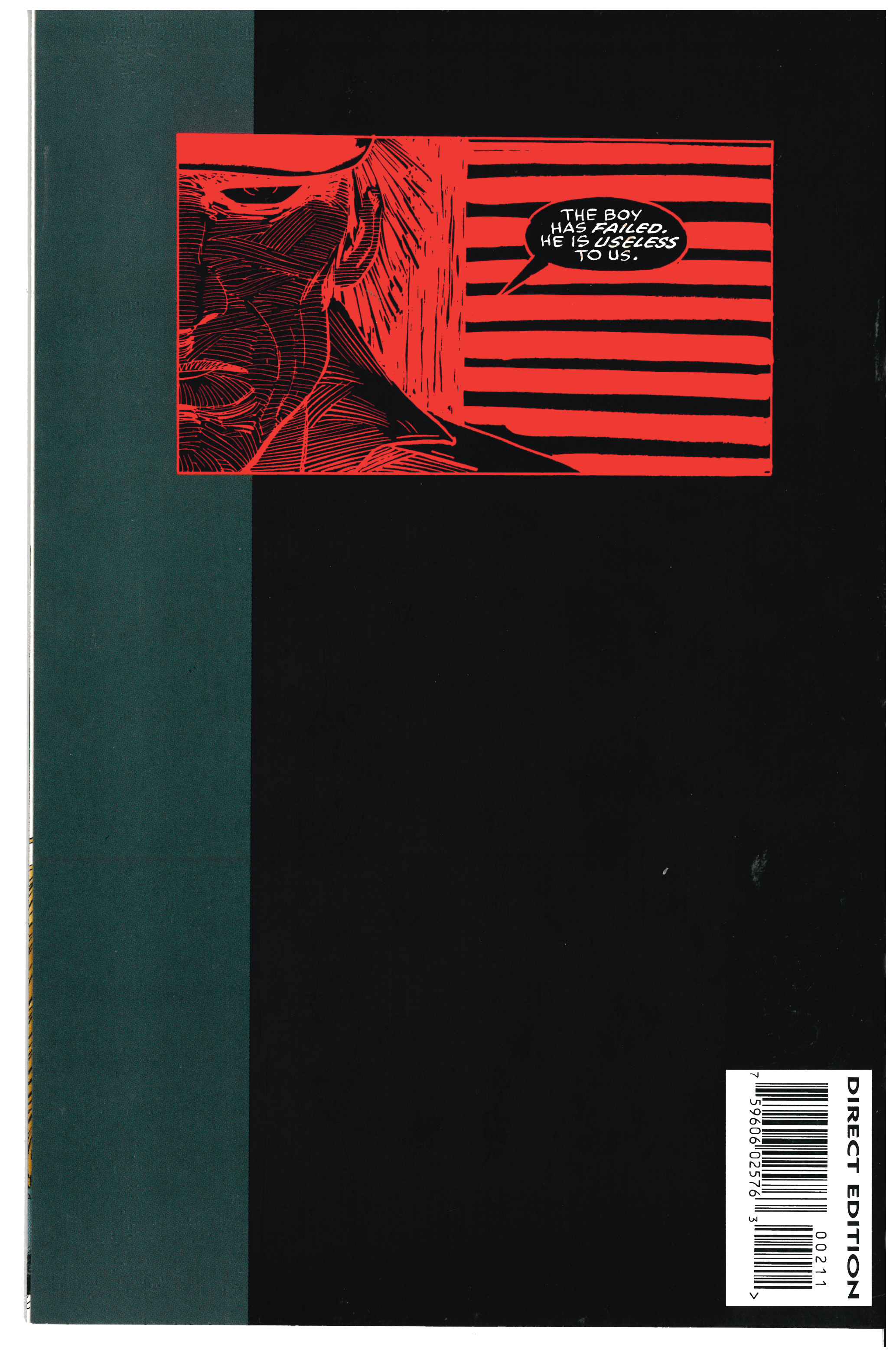 Daredevil: The Man Without Fear #2 backside