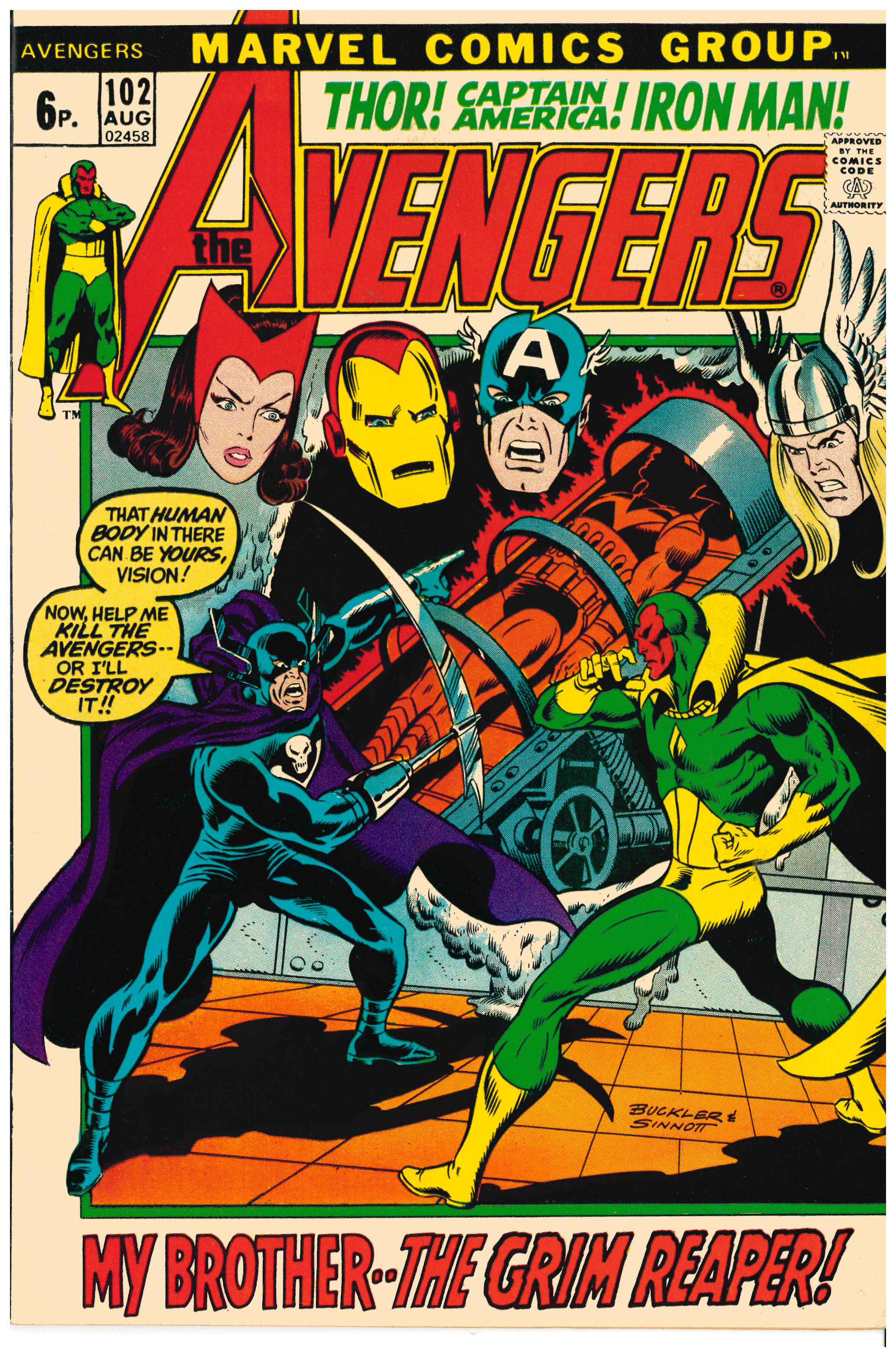 Avengers #102