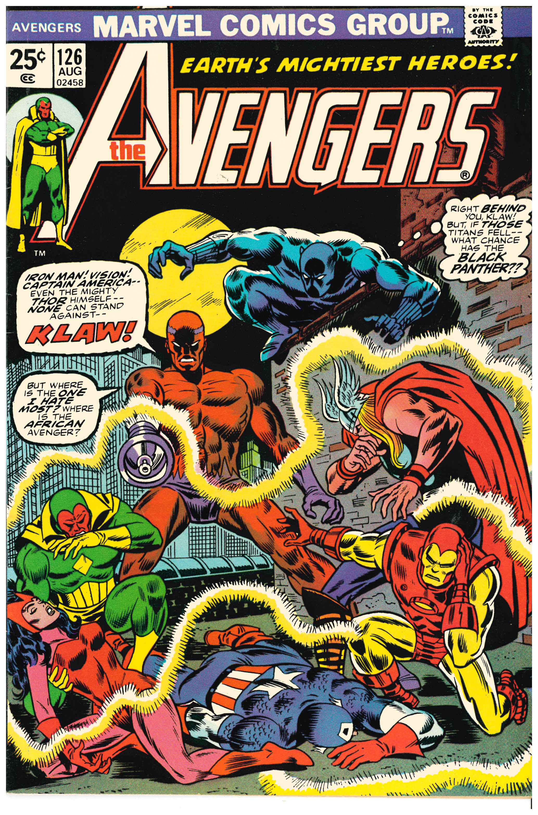 Avengers #126