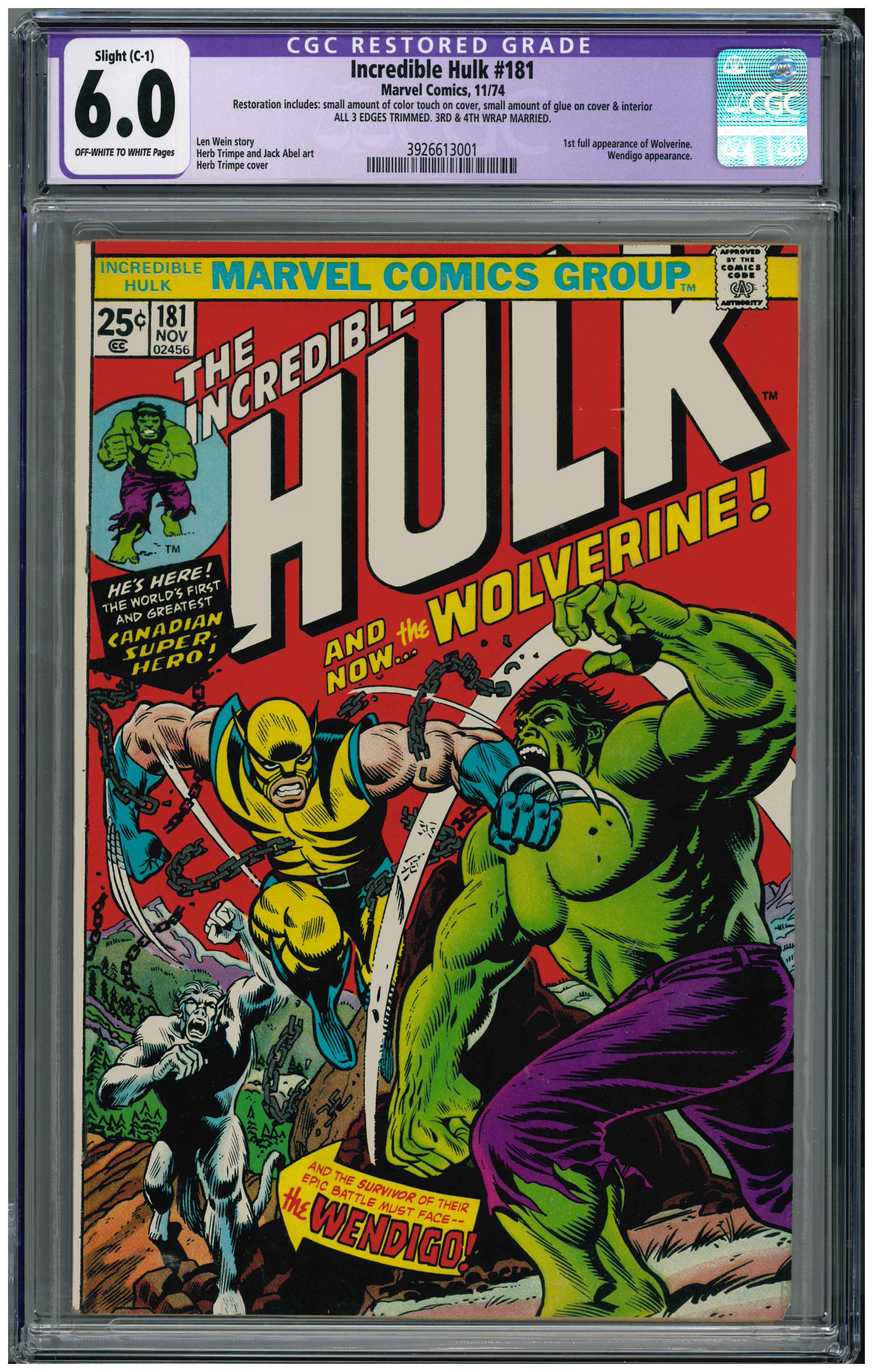 Incredible Hulk #181