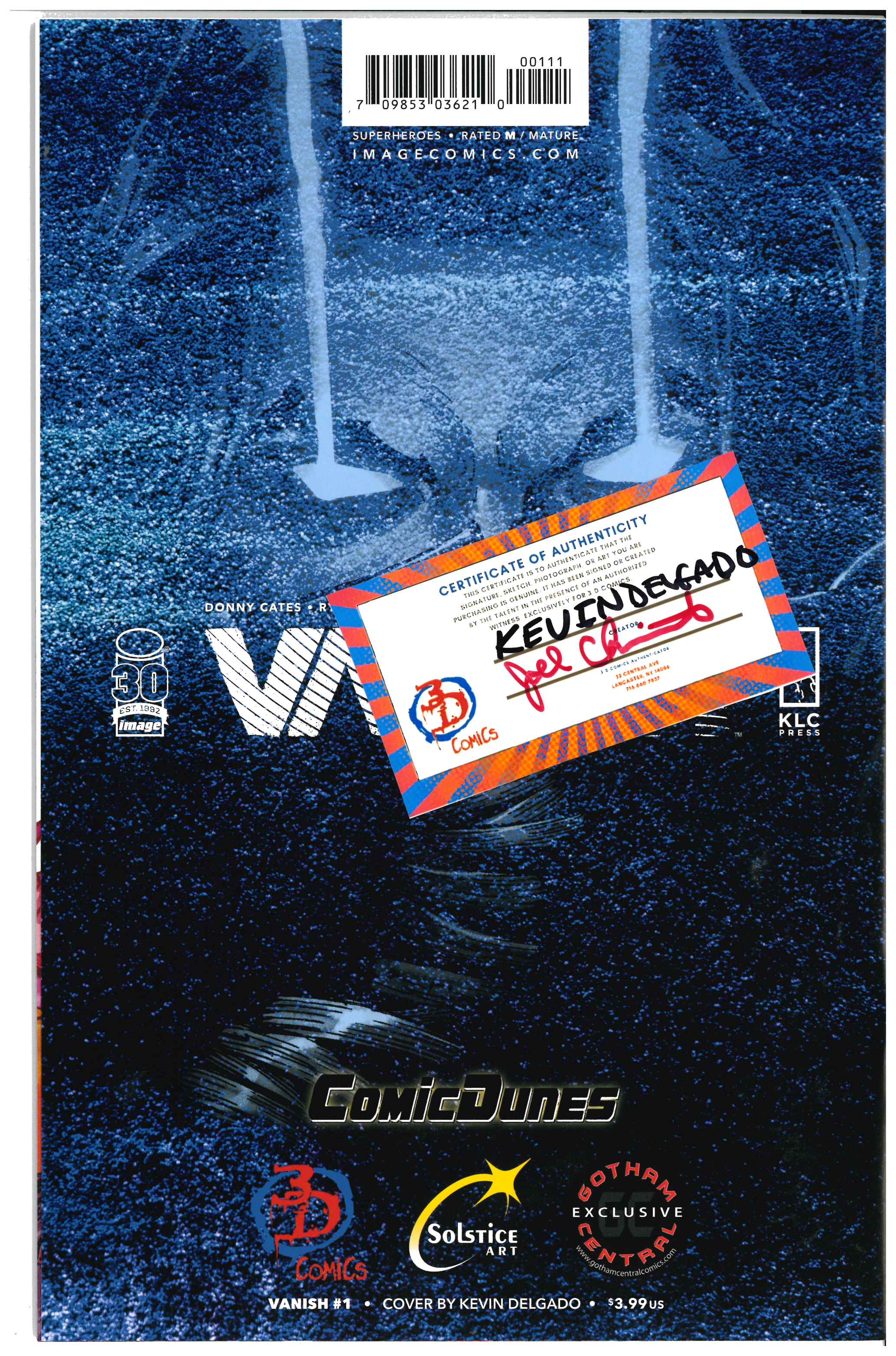 Vanish #1 | Unterschrieben von Kevin Delgado