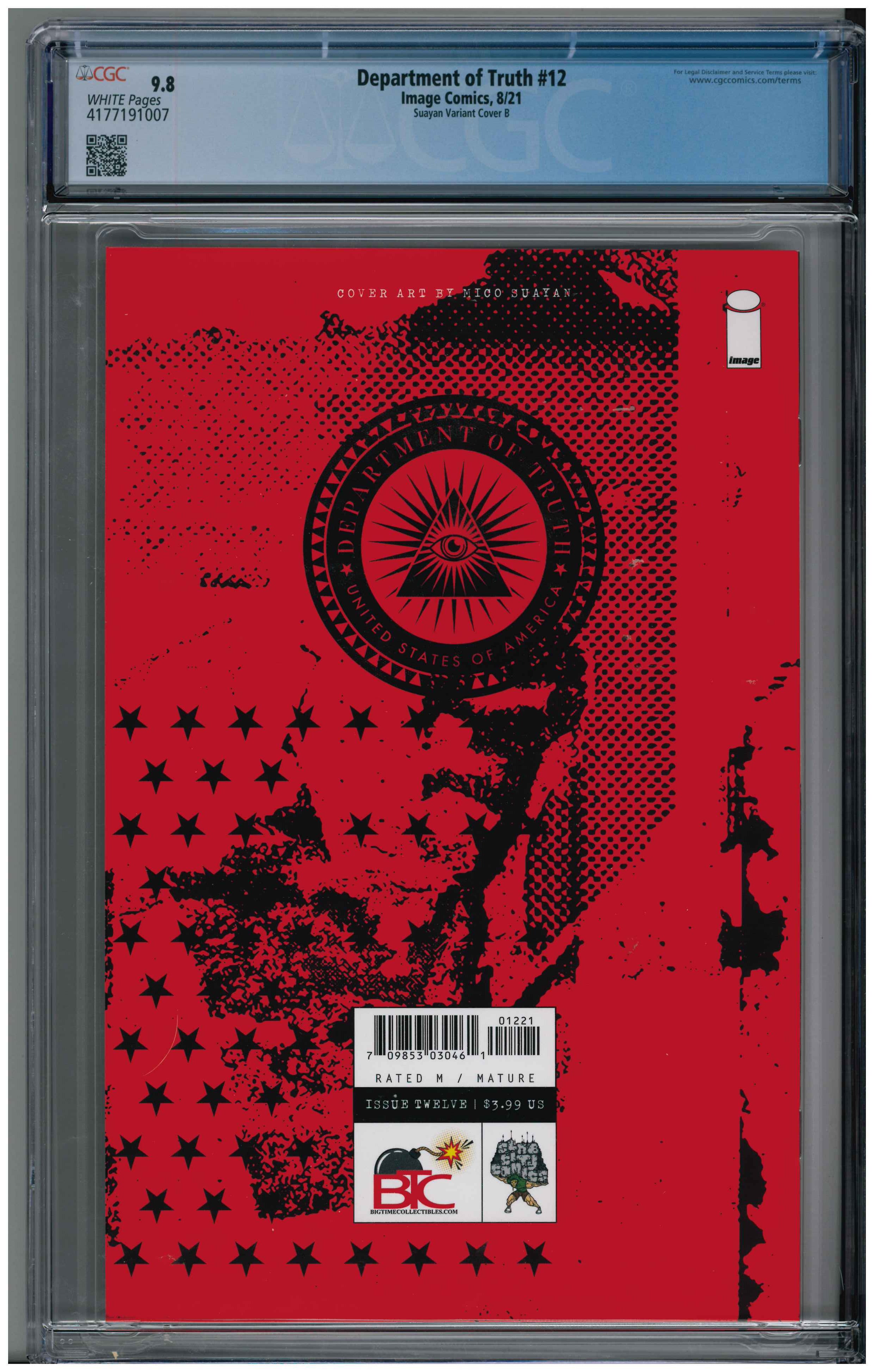 Department of Truth #12 backside