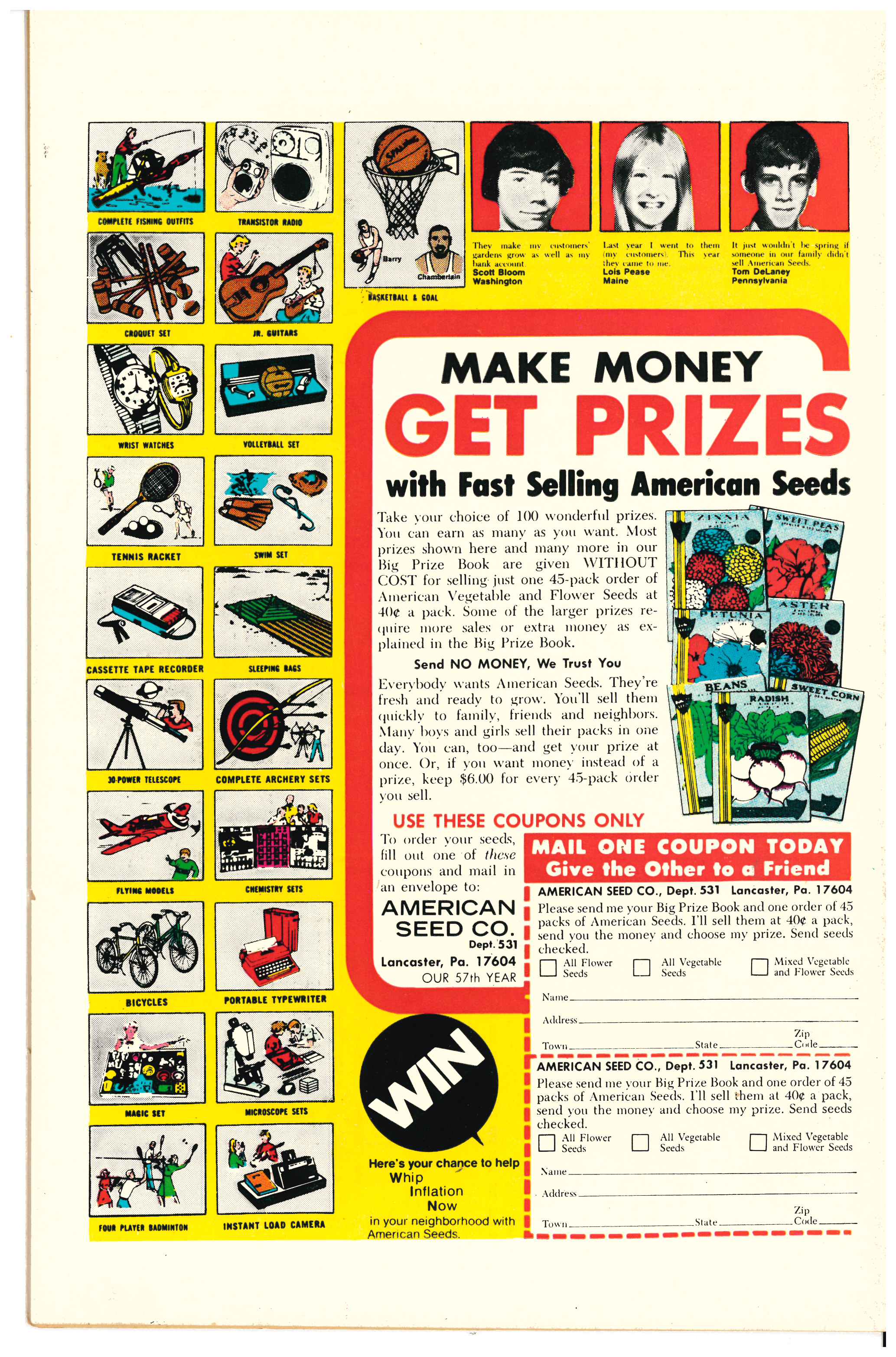 Detective Comics #446 backside