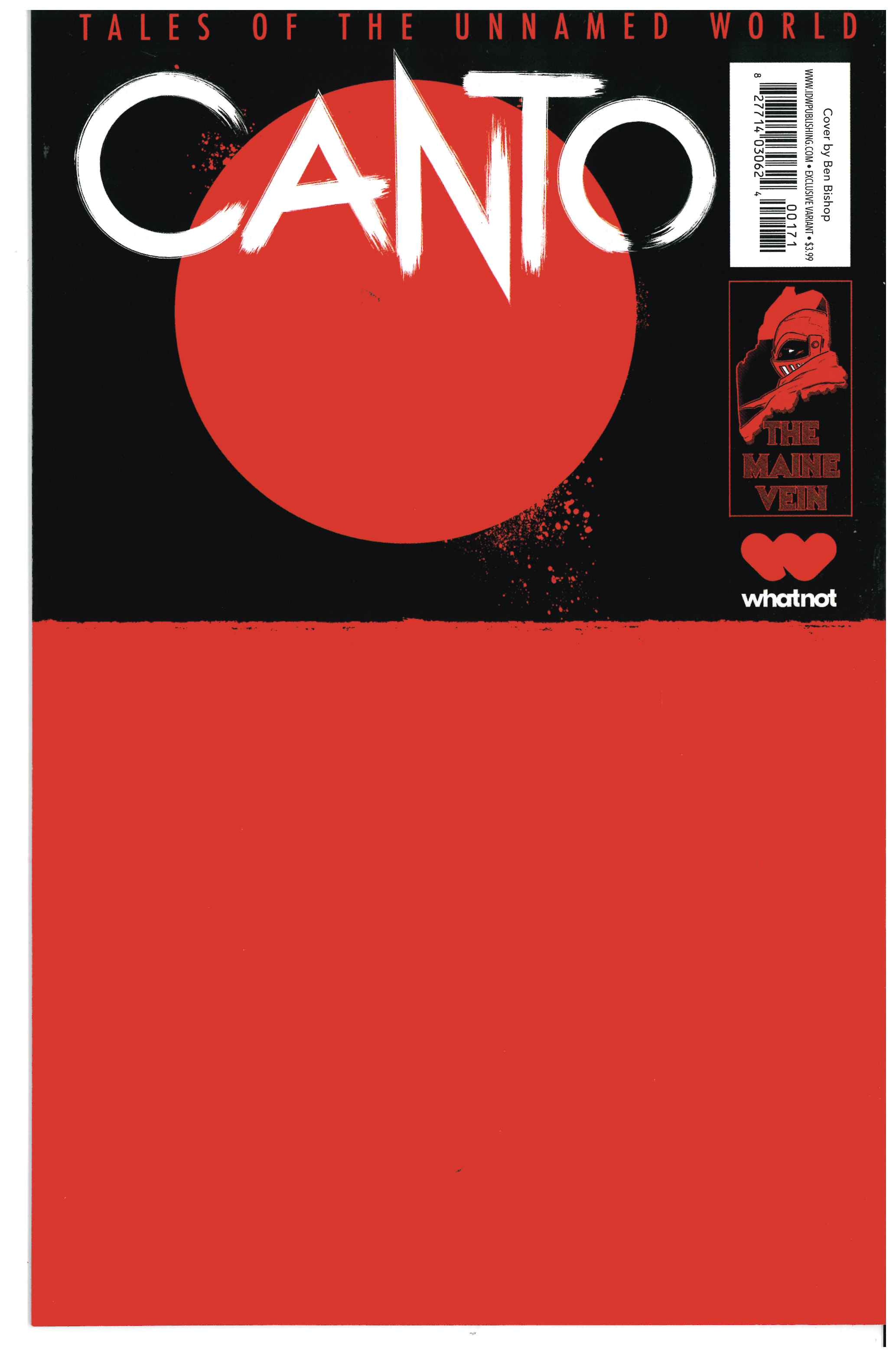 Canto: Tales of The Unnamed World #1 backside