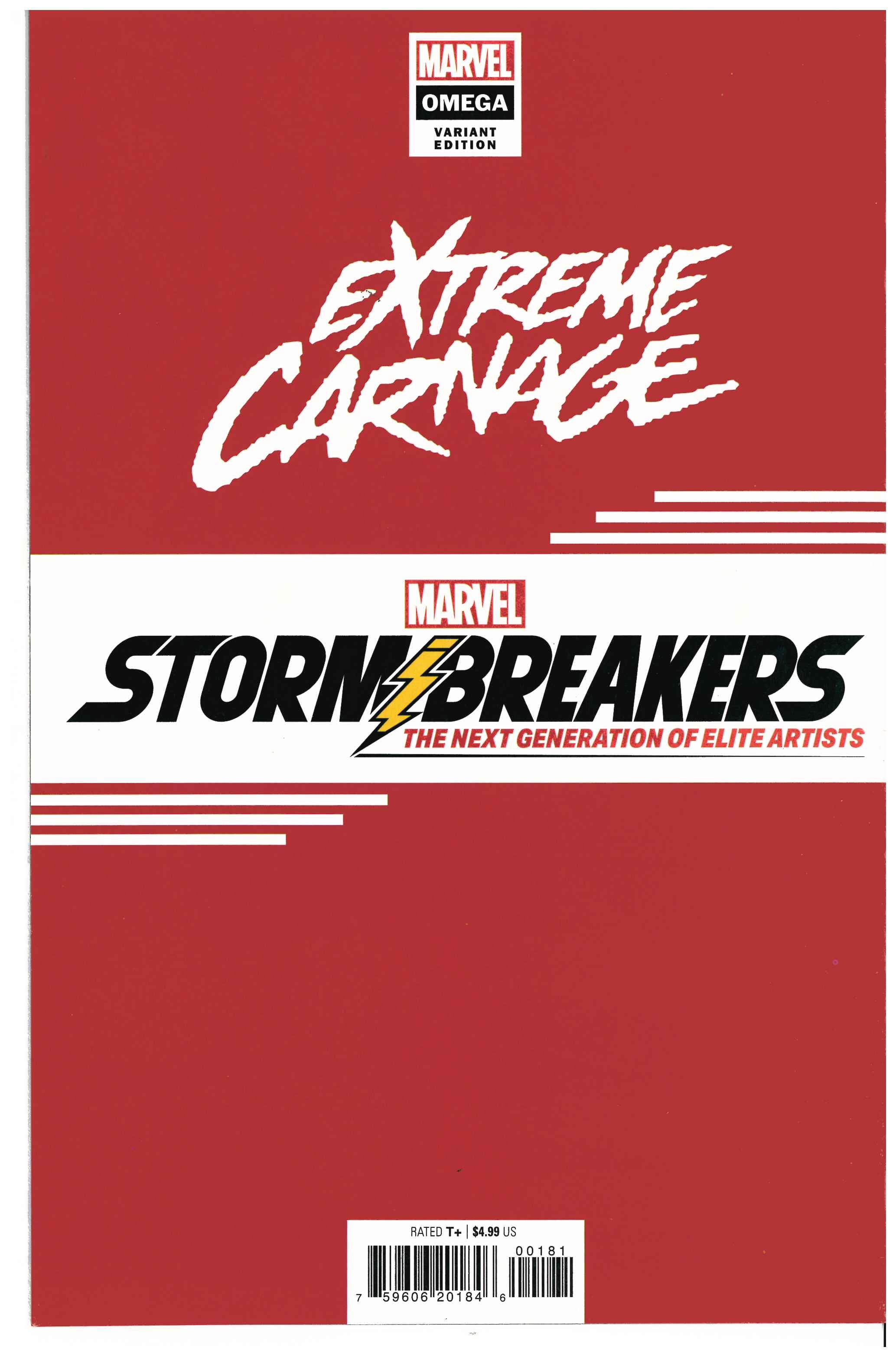 Extreme Carnage: Omega #1 backside