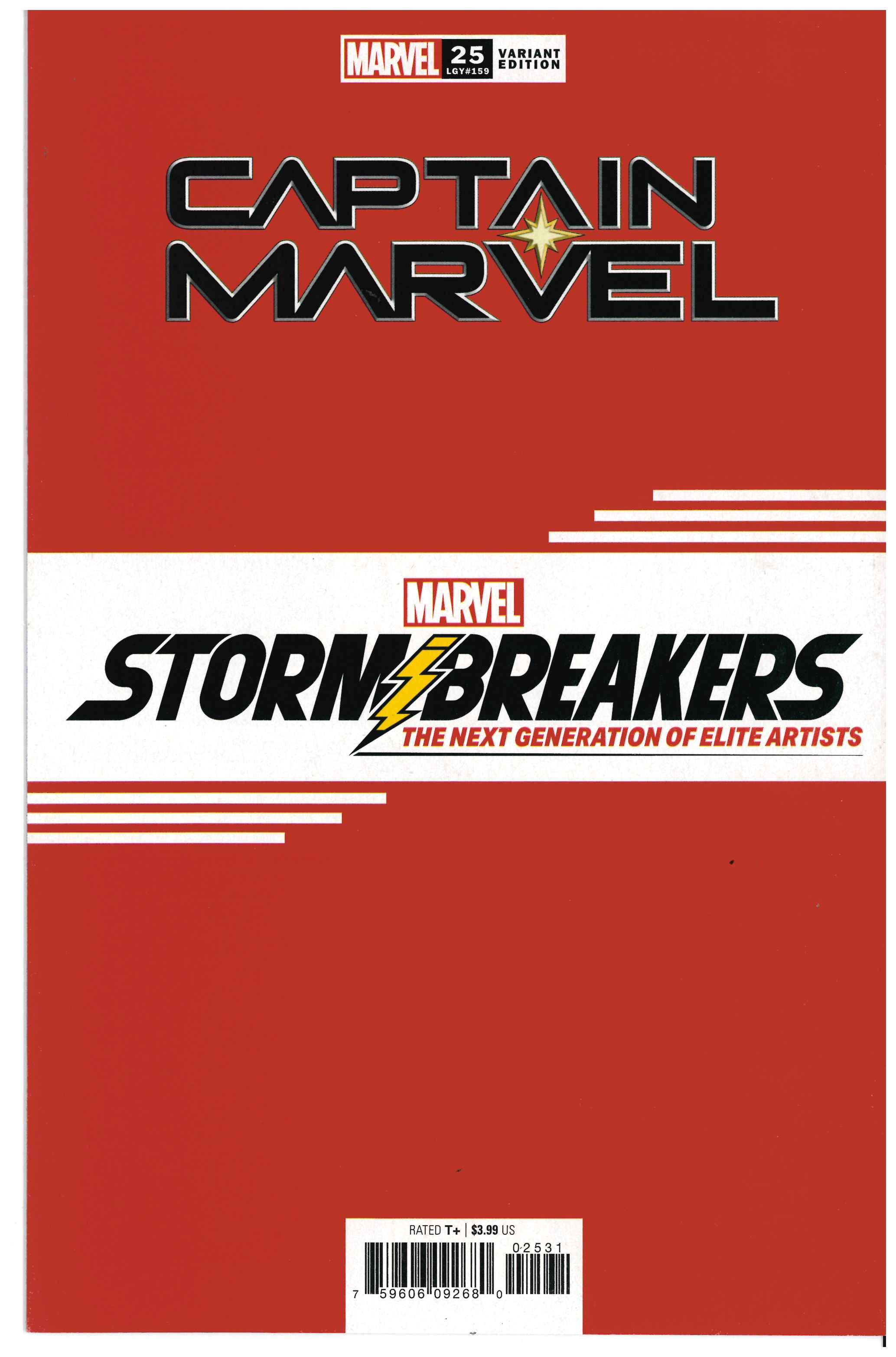 Captain Marvel #25 backside