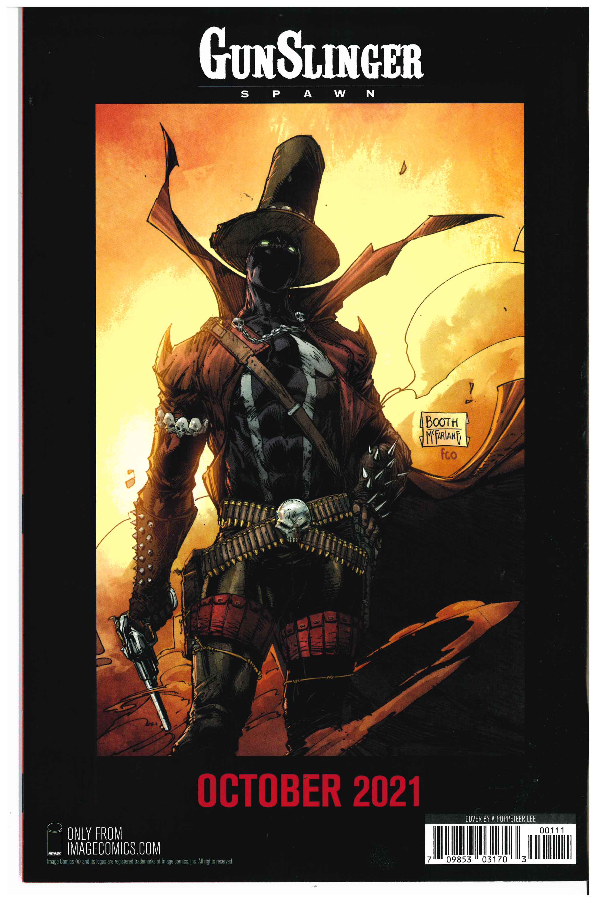 King Spawn #1 backside