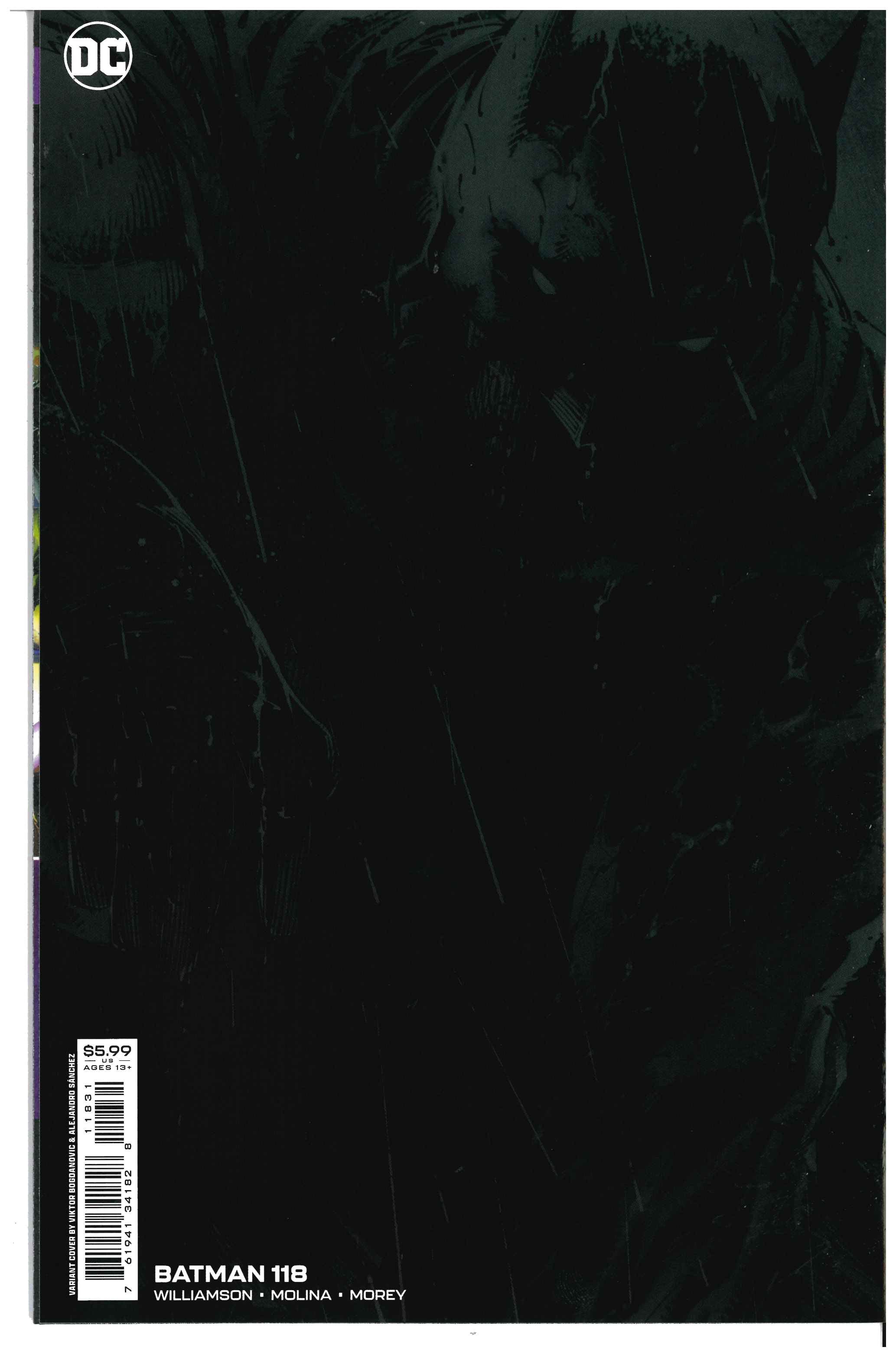 Batman #118 backside