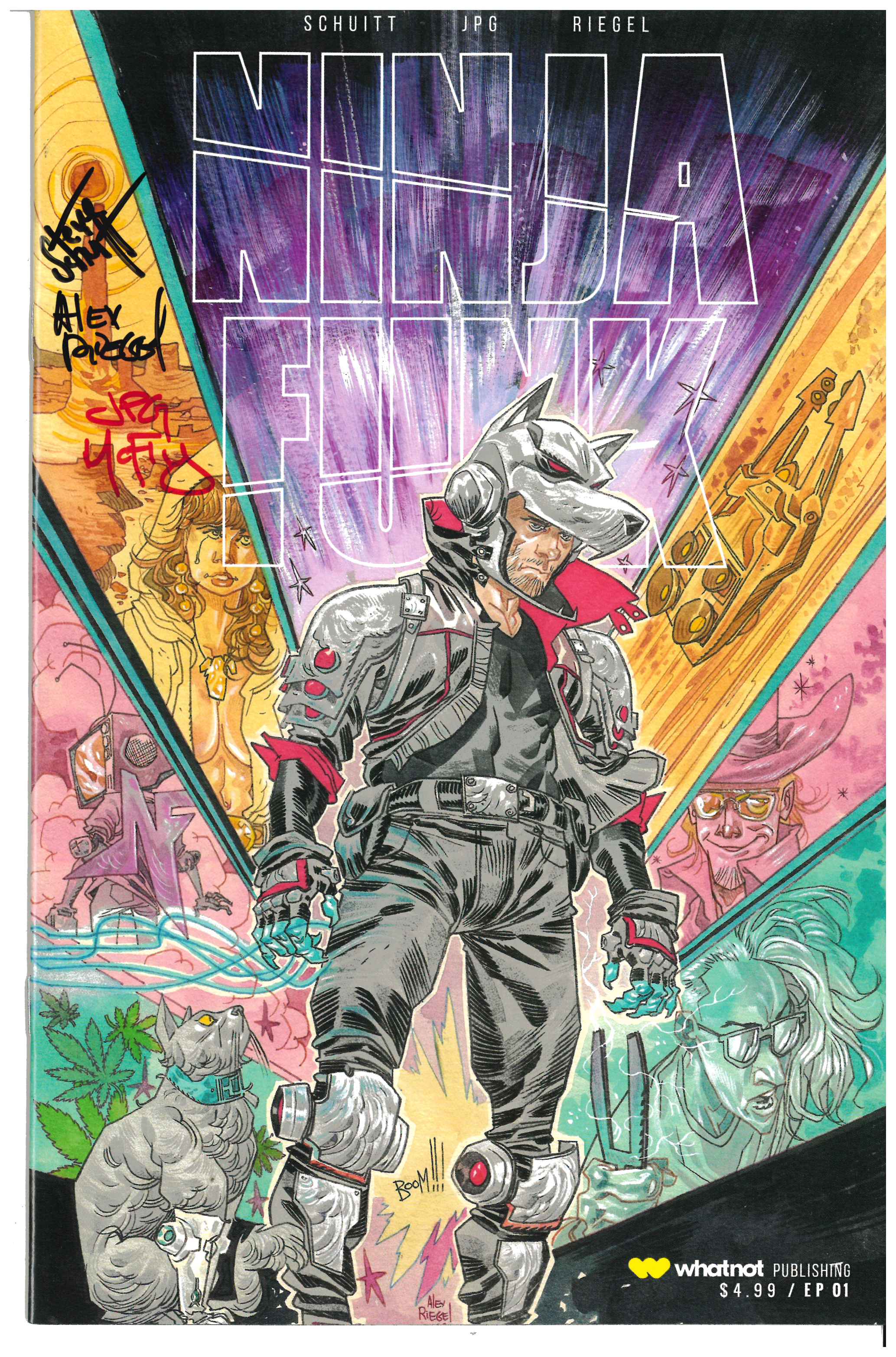 Ninja Funk #1 | Signed by JPG Mcfly, Alex Riegel & Steve Schuitt