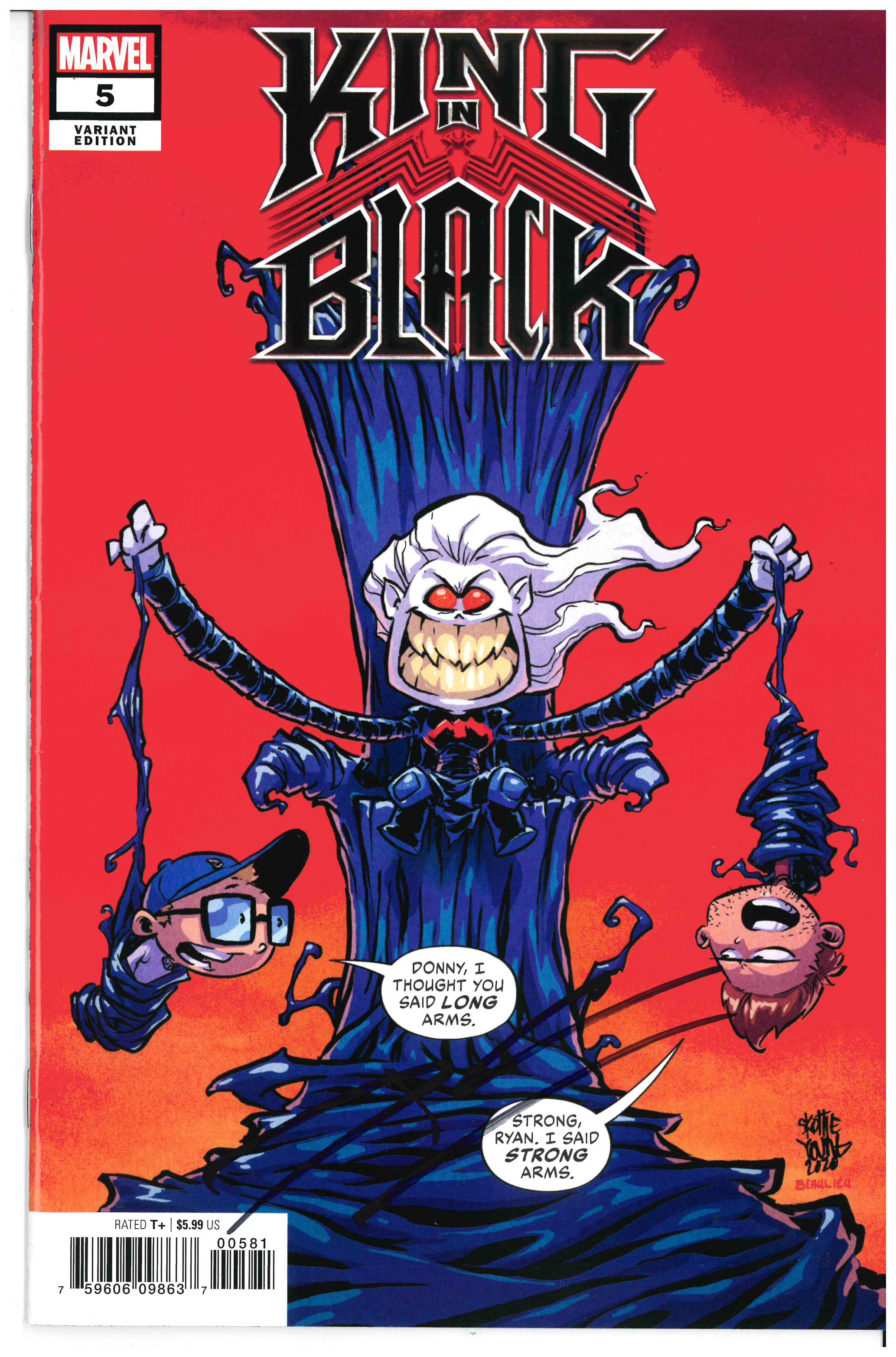 King in Black #5 | Signed by Donny Cates