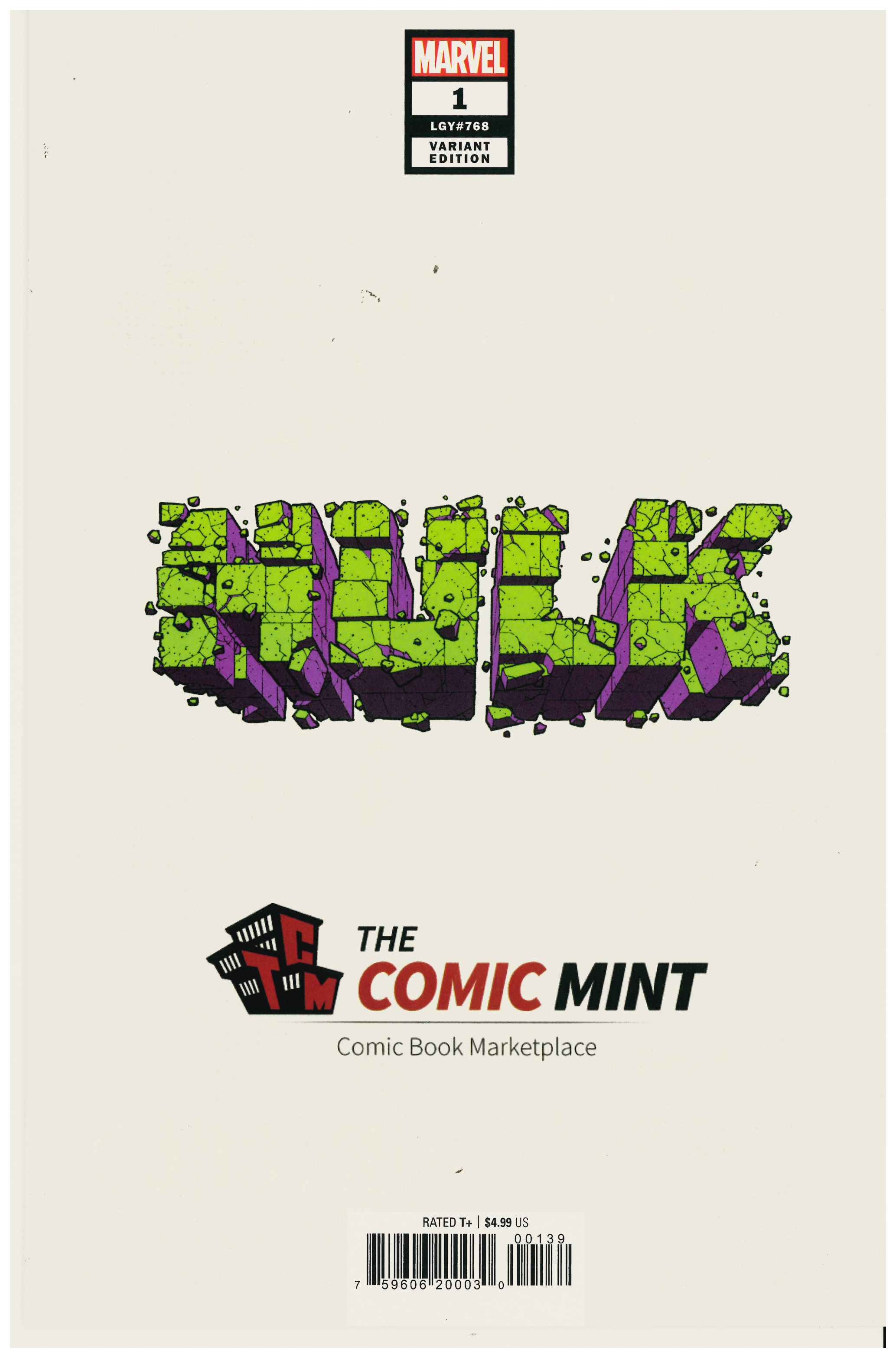 Hulk #1 | Signed by Donny Cates & Ryan Stegman backside