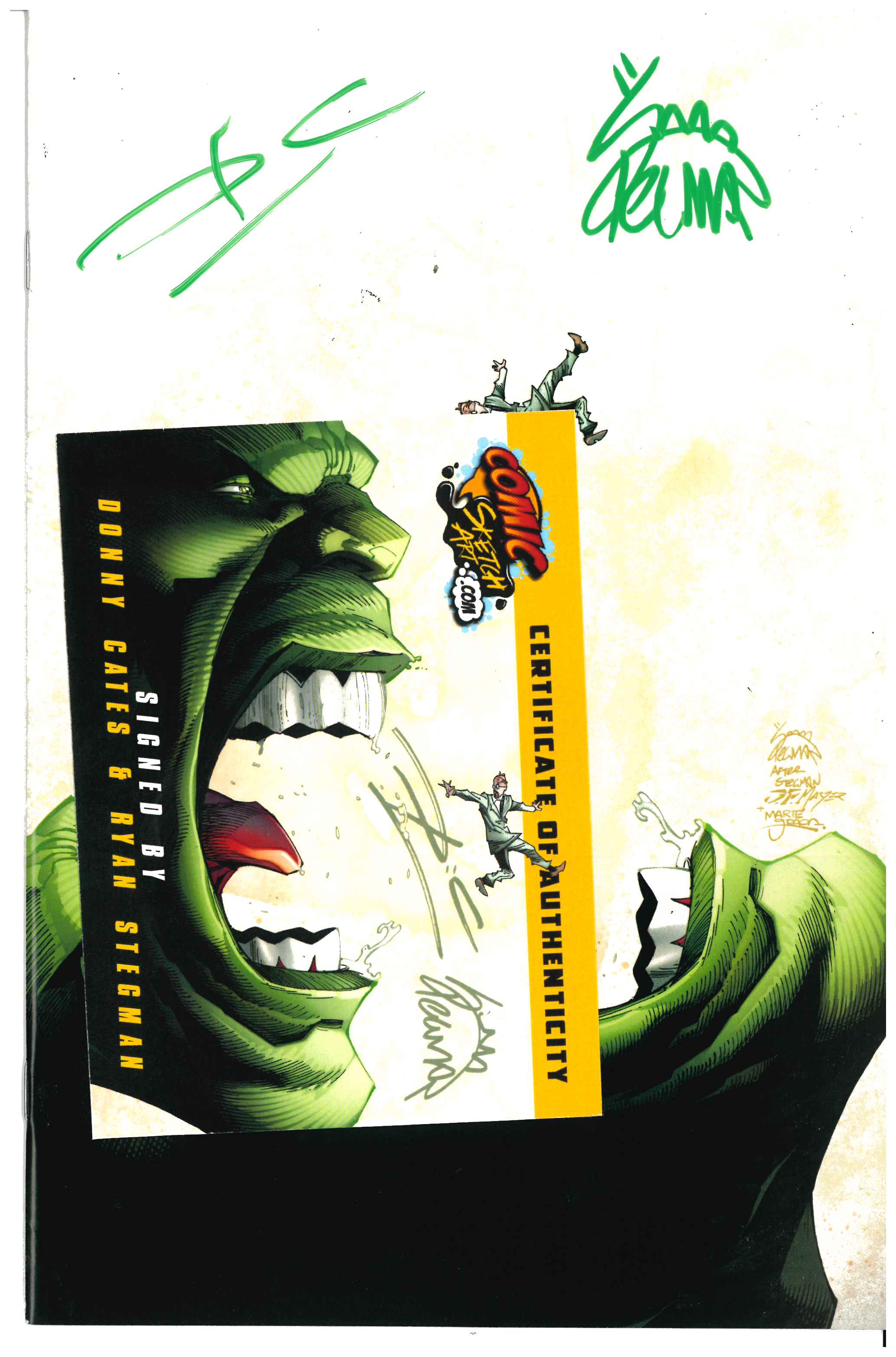 Hulk #1 | Signed by Donny Cates & Ryan Stegman Certificate of Authenticity
