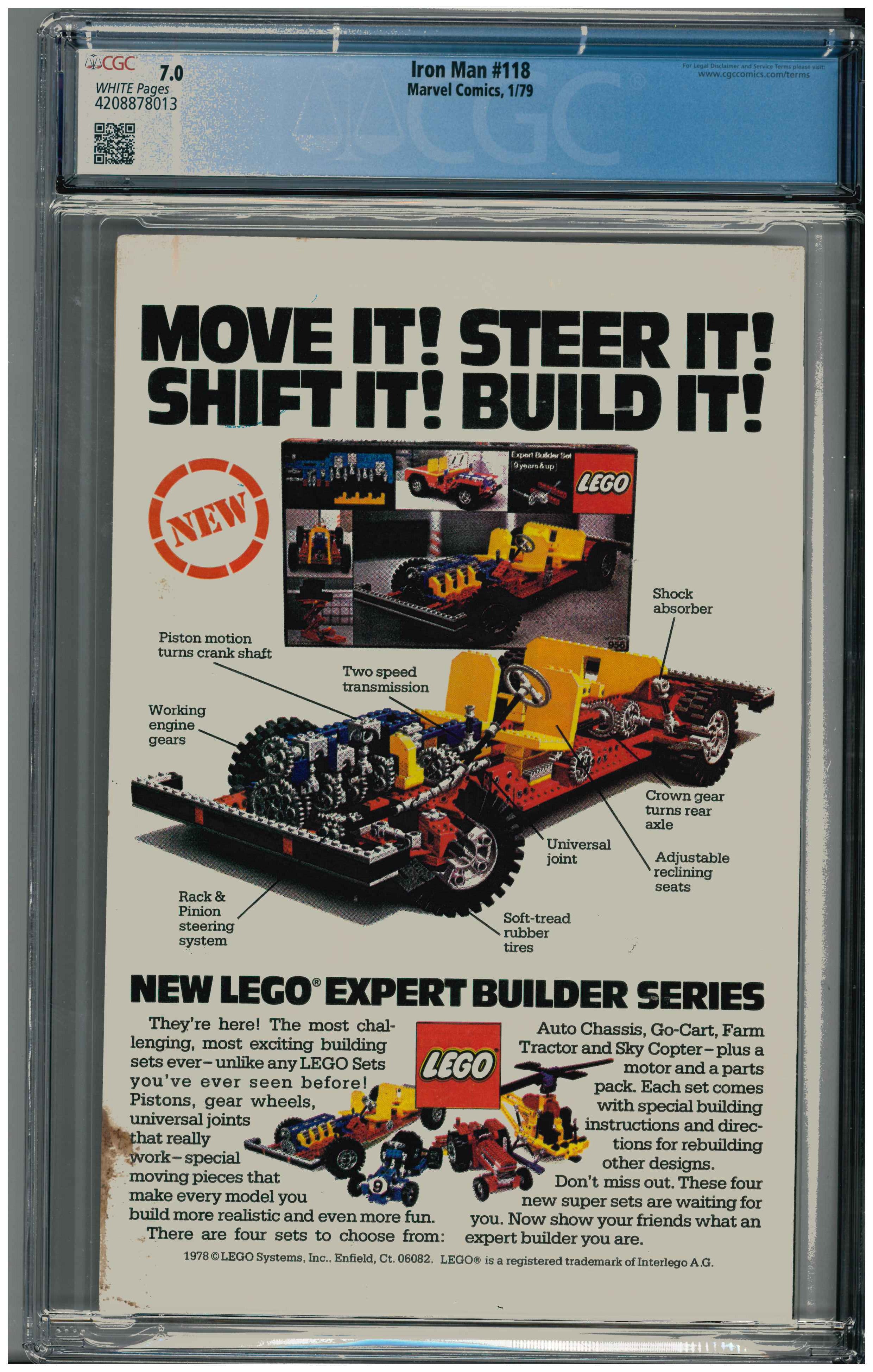 Iron Man #118 backside