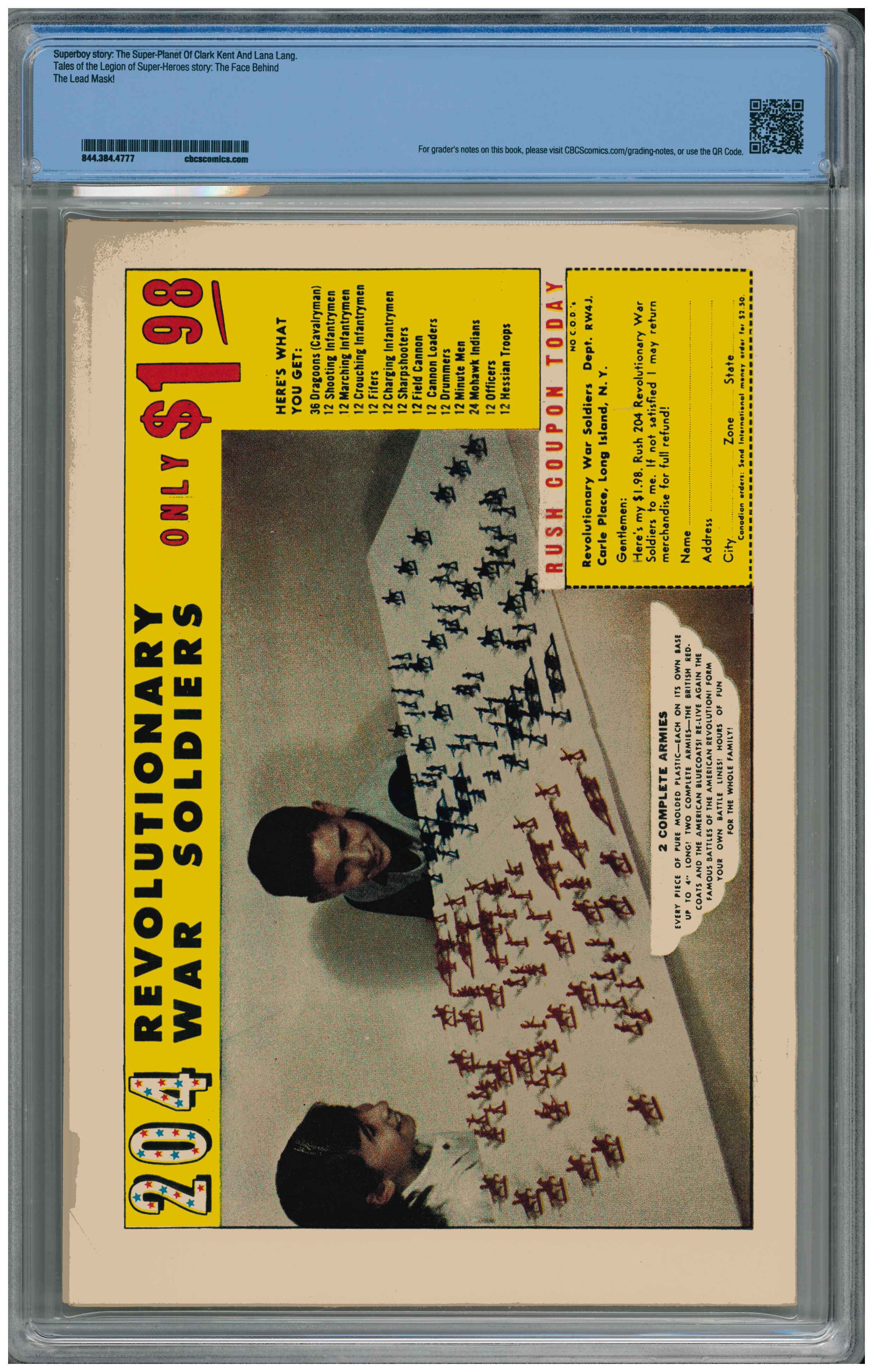 Adventure Comics #300 backside