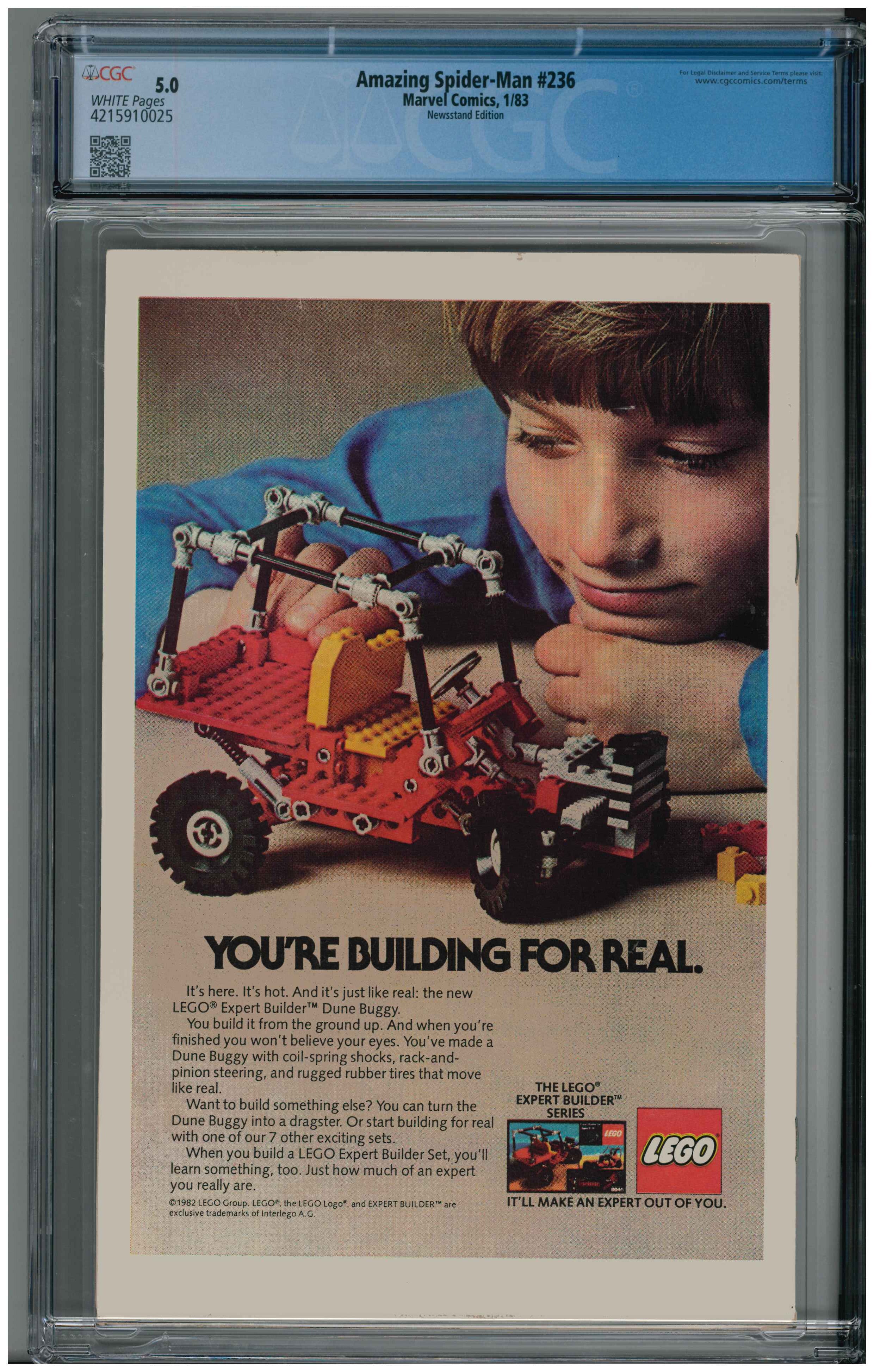 Amazing Spider-Man #236 backside