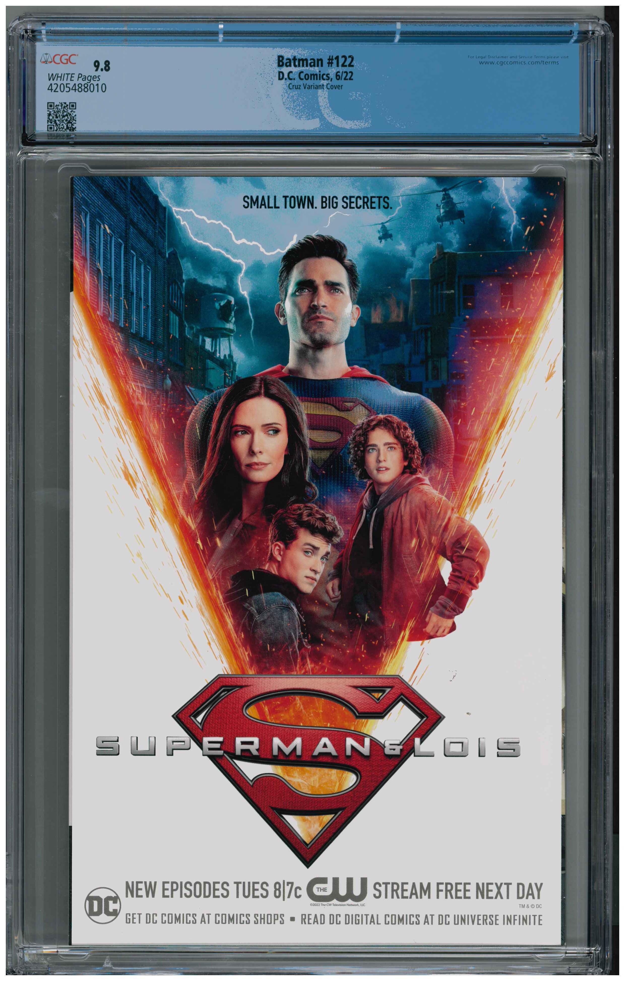 Batman #122 backside