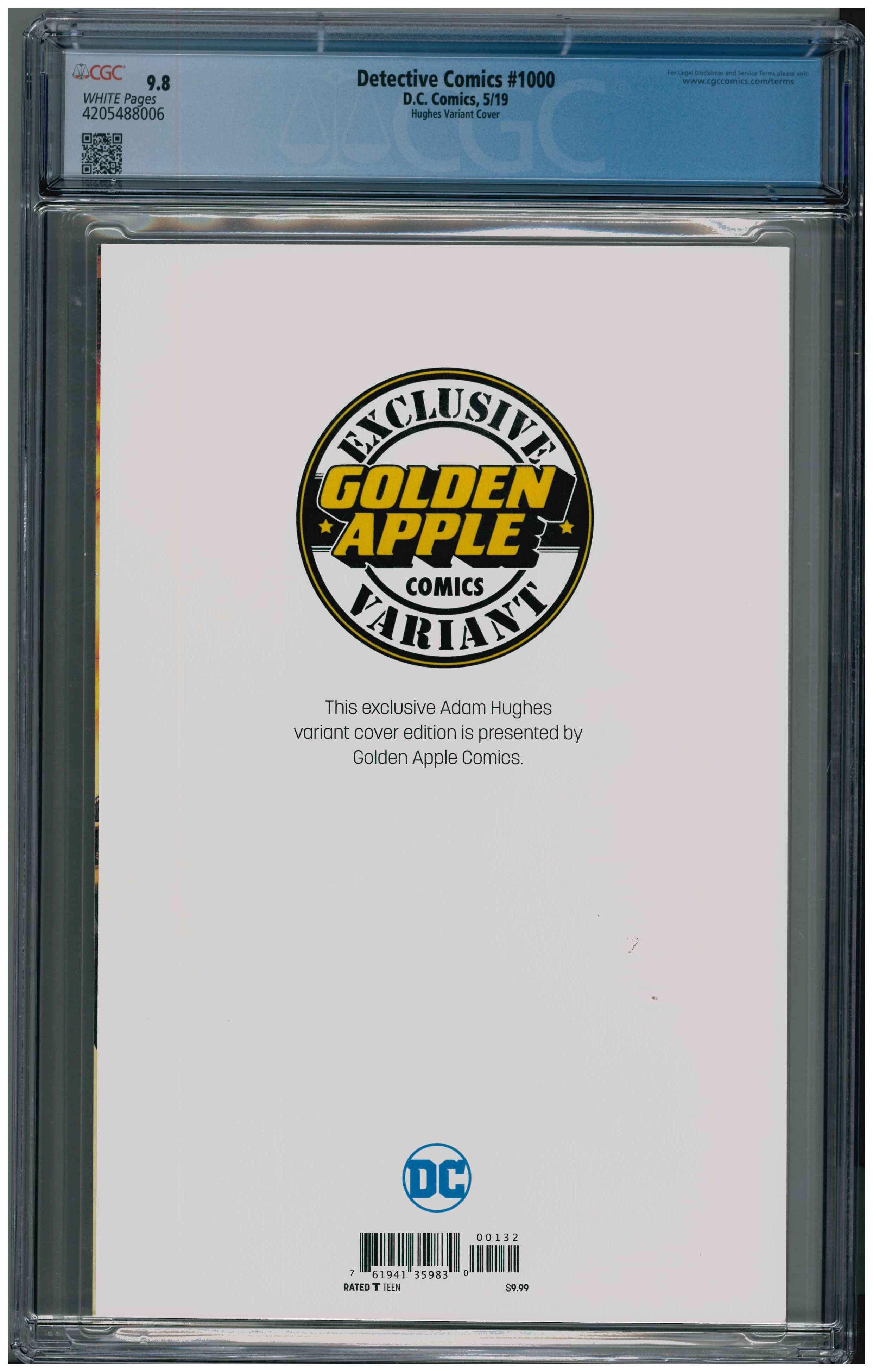 Detective Comics #1000 backside