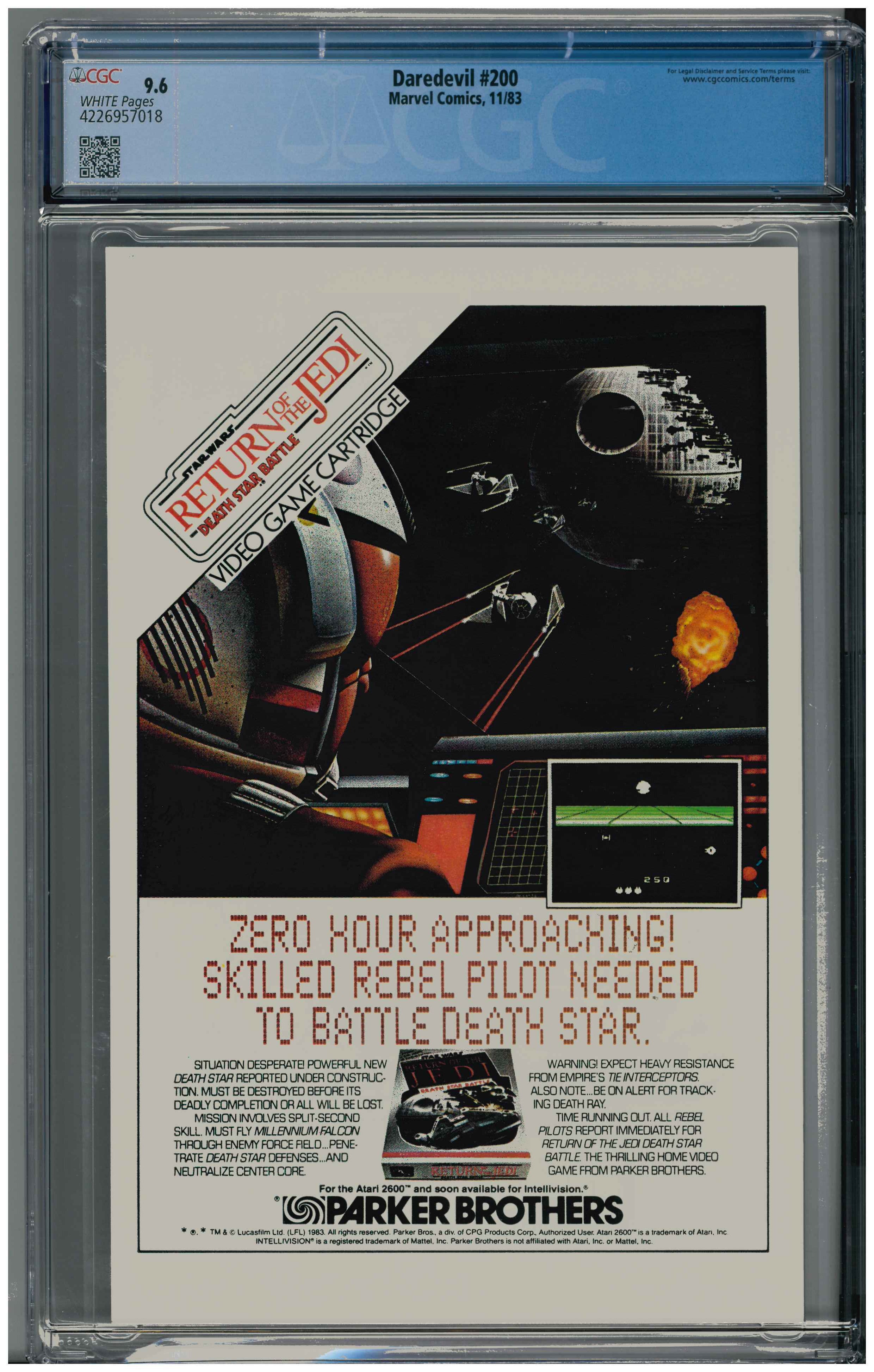 Daredevil #200 backside