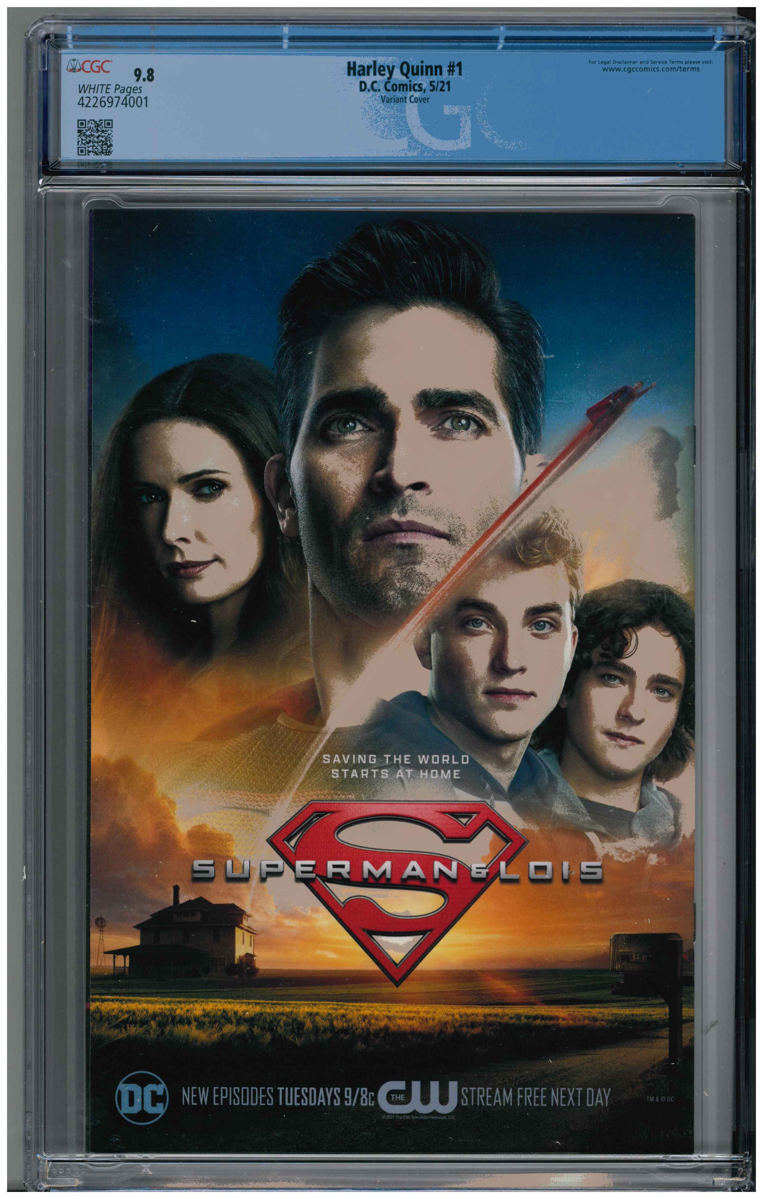 Harley Quinn #1 backside