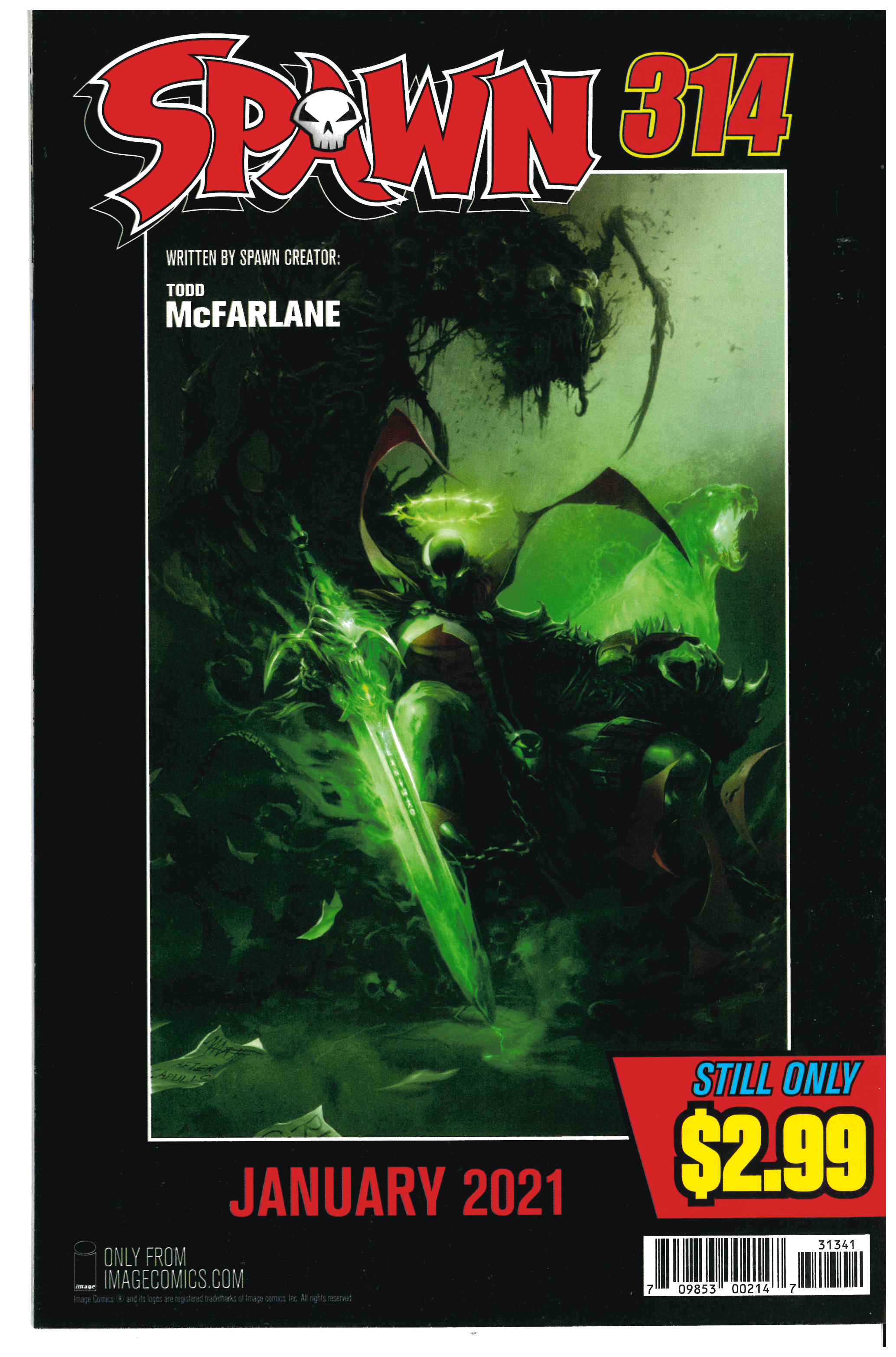 Spawn #313 backside