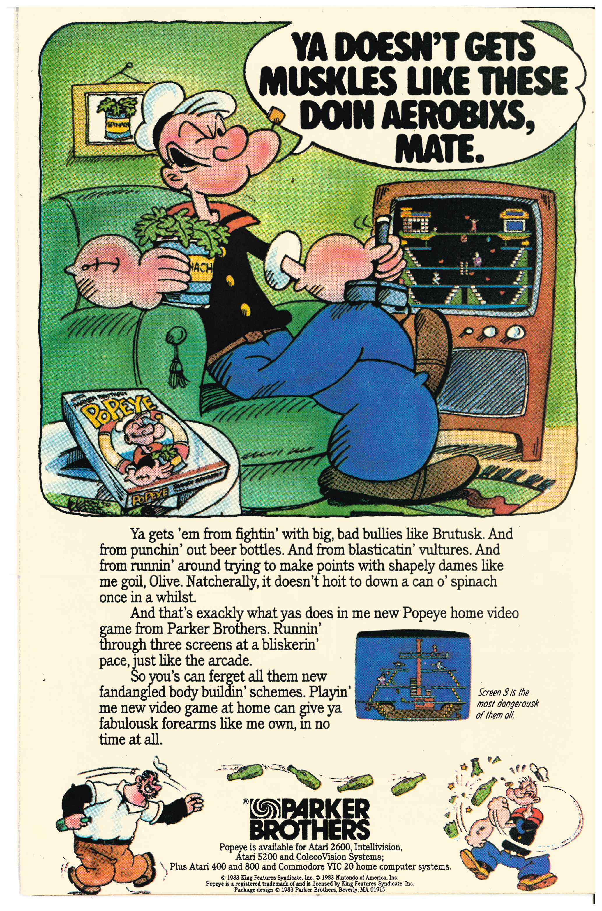 Captain America #289 backside