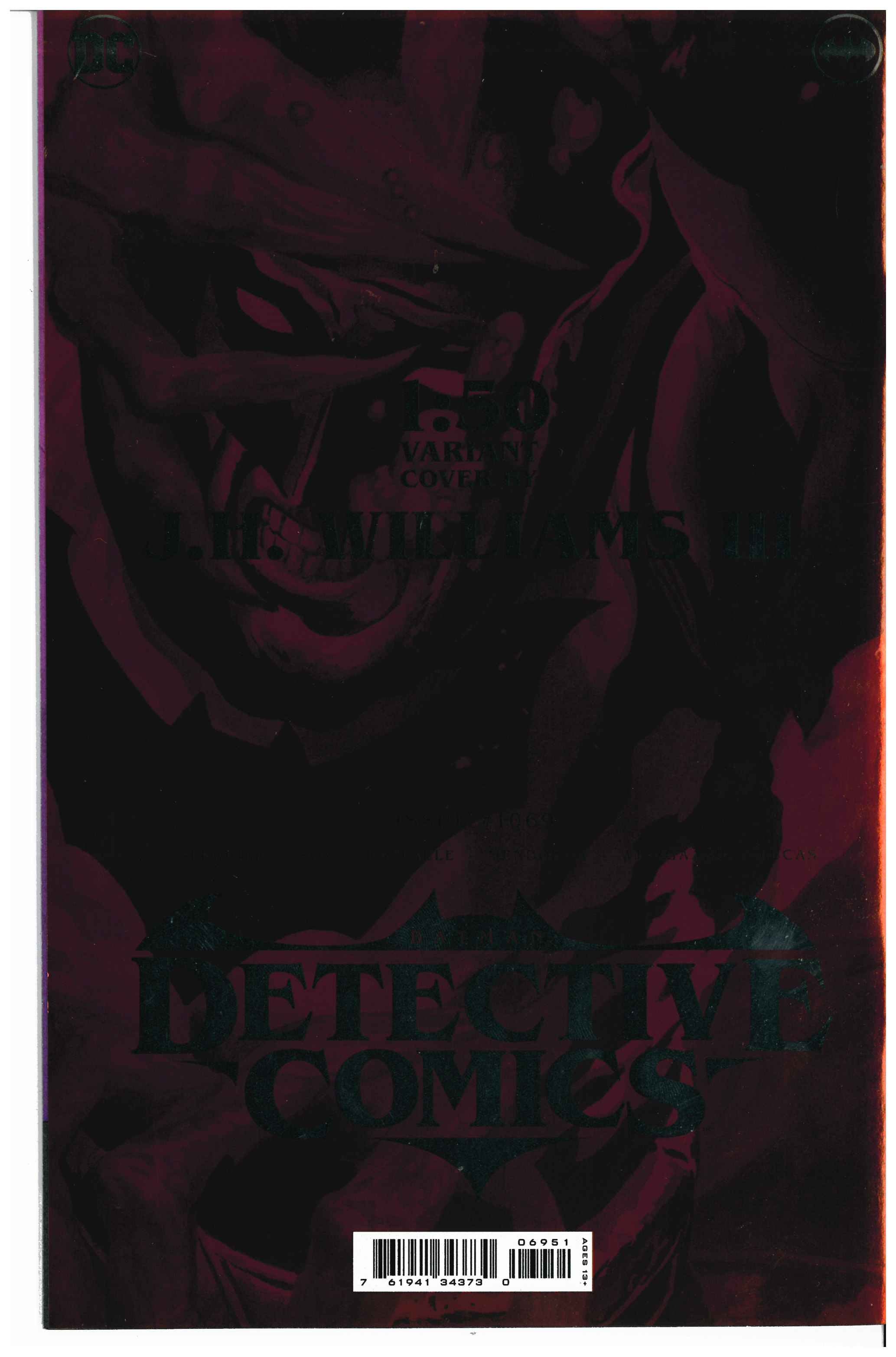 Detective Comics #1069 backside