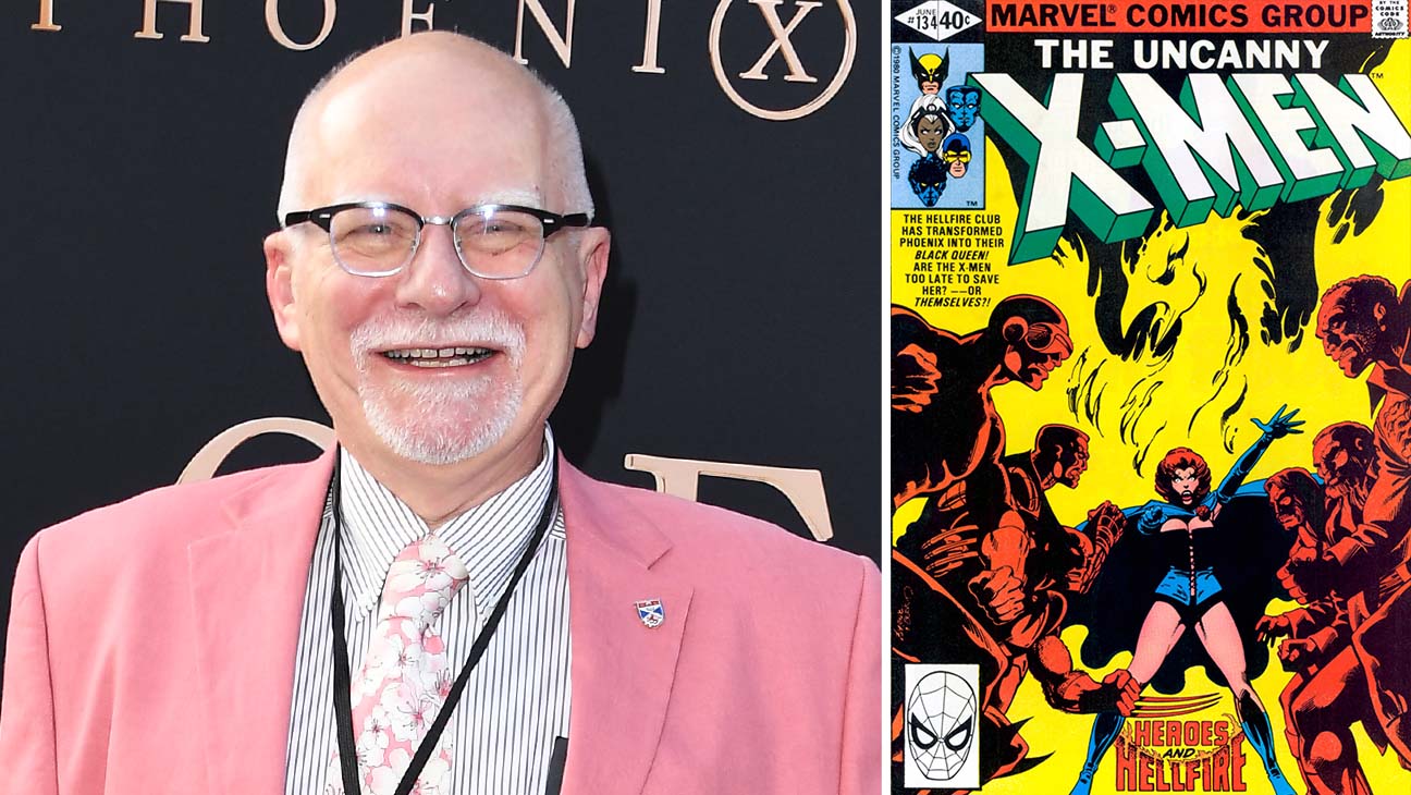 Chris Claremont neben Uncanny X-Men #134 Comics