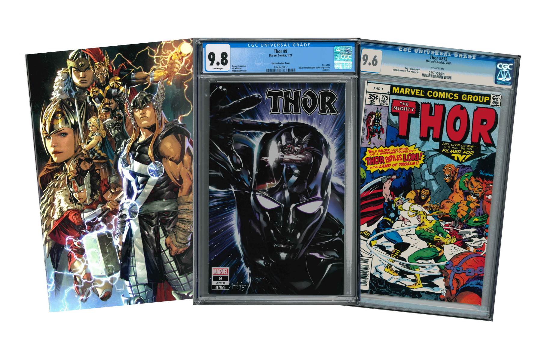 Über 40 seltene Comics von Thor