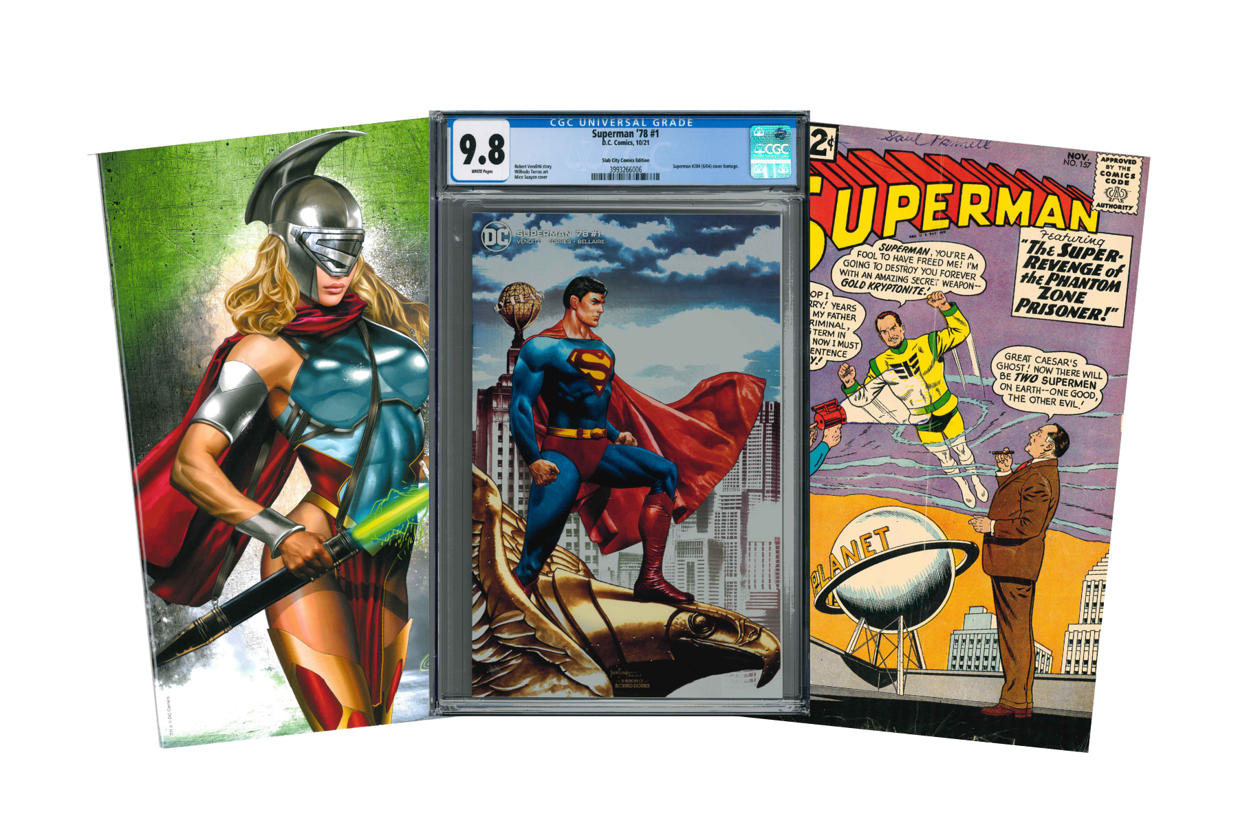 40 Comics von Superman Modern Age und Silver Age