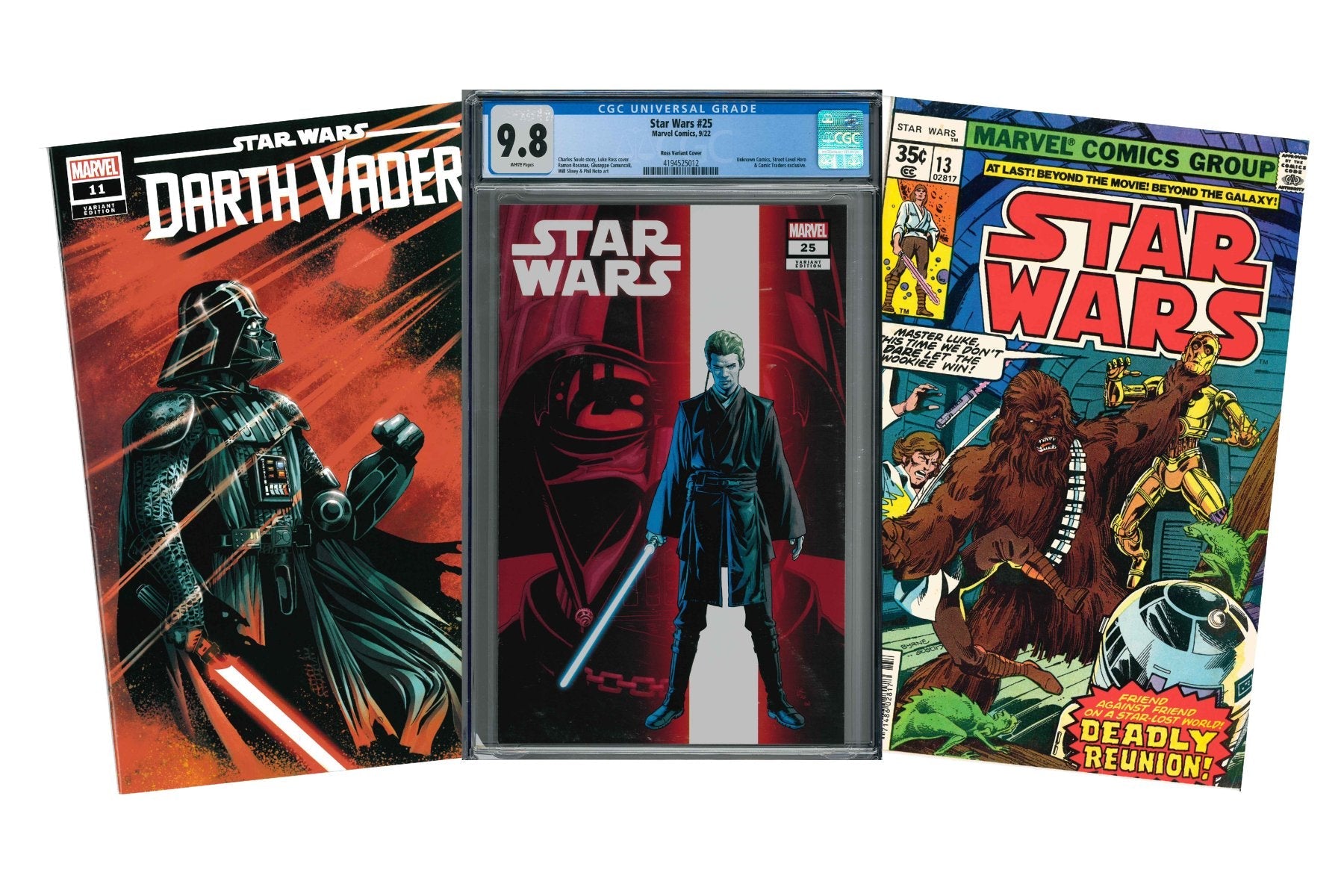 Star Wars Comics aus Bronze und Modern Age