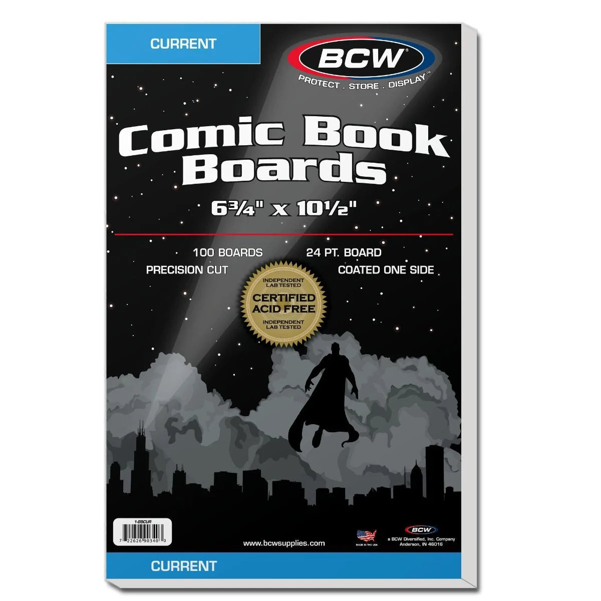 BCW Comic Boards Current Size (100CT.)