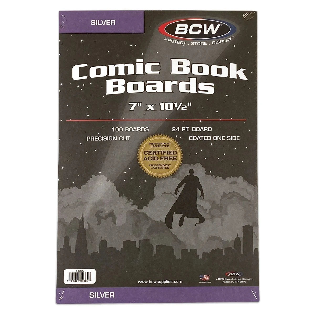 BCW Silver Comic Backing Boards