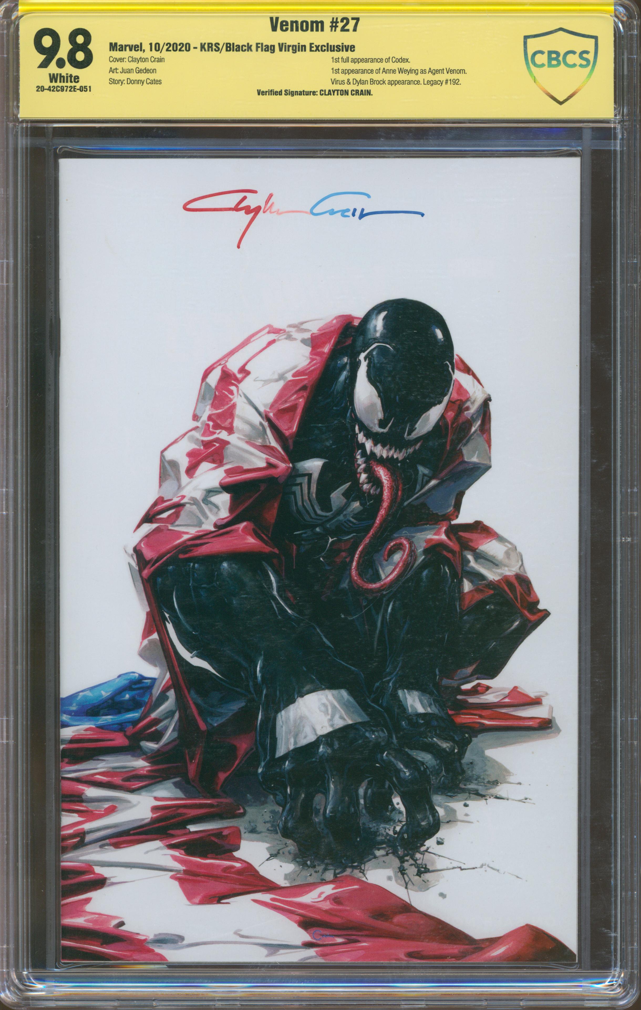 Venom #27 | Unterschrieben Clayton Crain