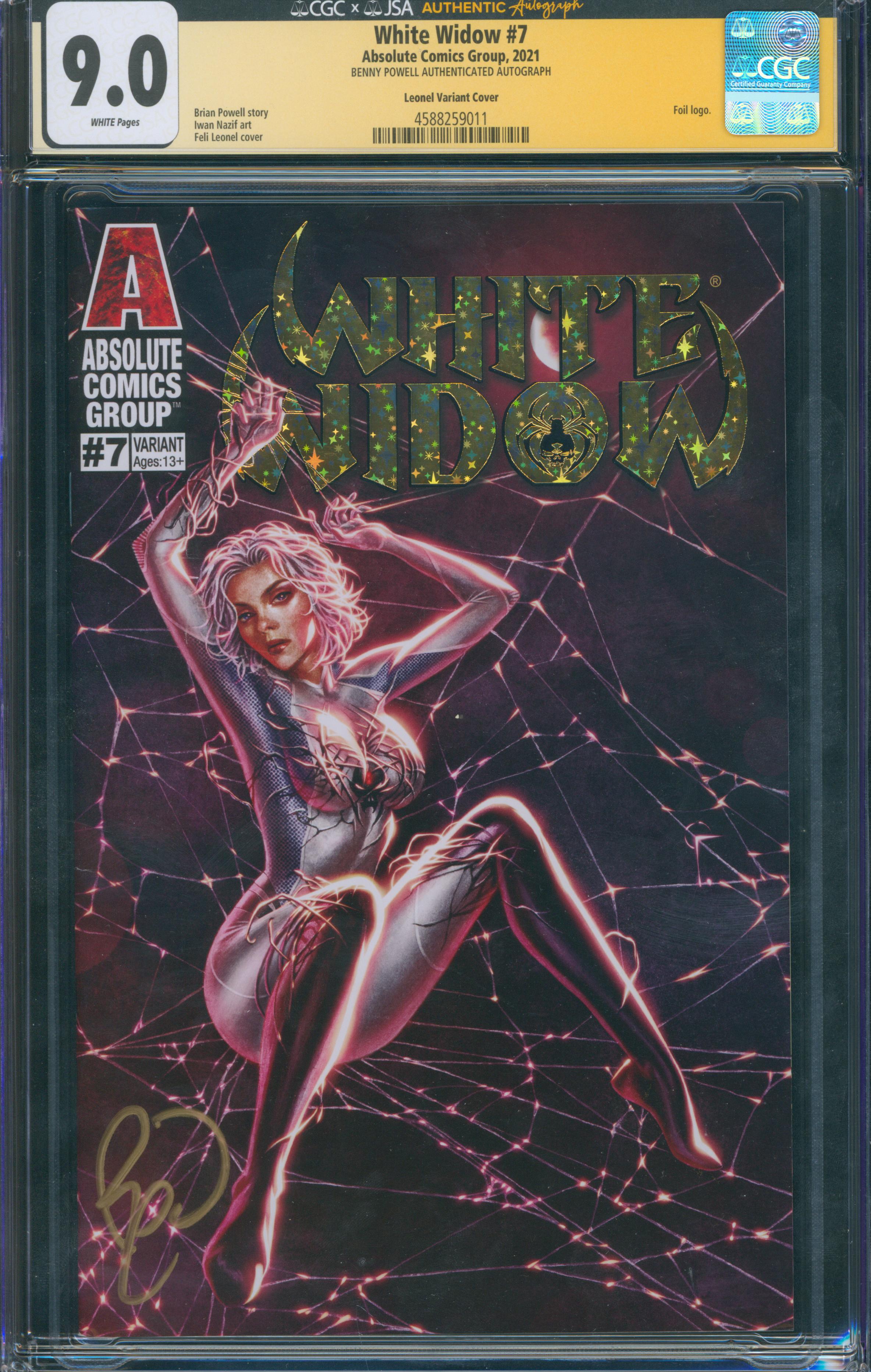 White Widow #7 | unterschrieben Benny Powel